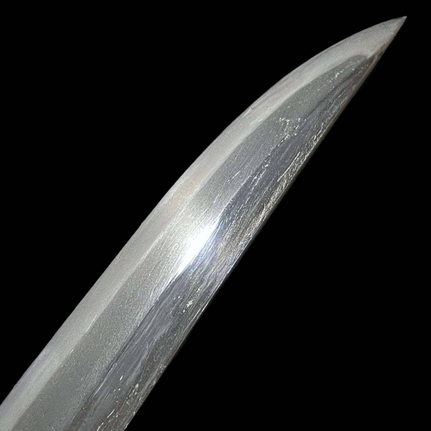 Shobuzukuri Wakizashi 菖蒲造脇差 in Shirasaya, Muromachi period mumei