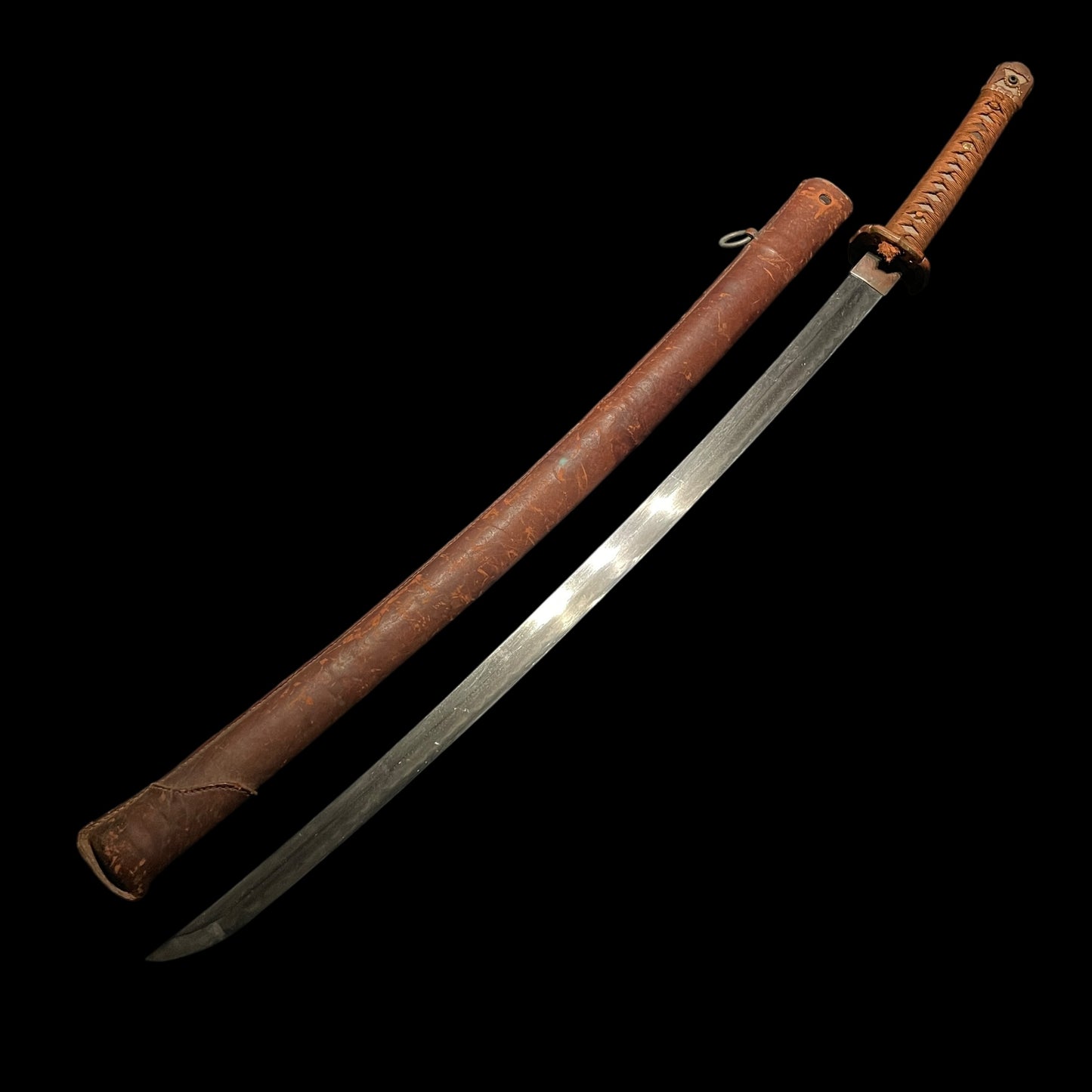 Ryakushiki-GUNTO 略式軍刀, Bishuju Mano Mitsuhiro 尾州住人真野光弘 signed, WW2 Original