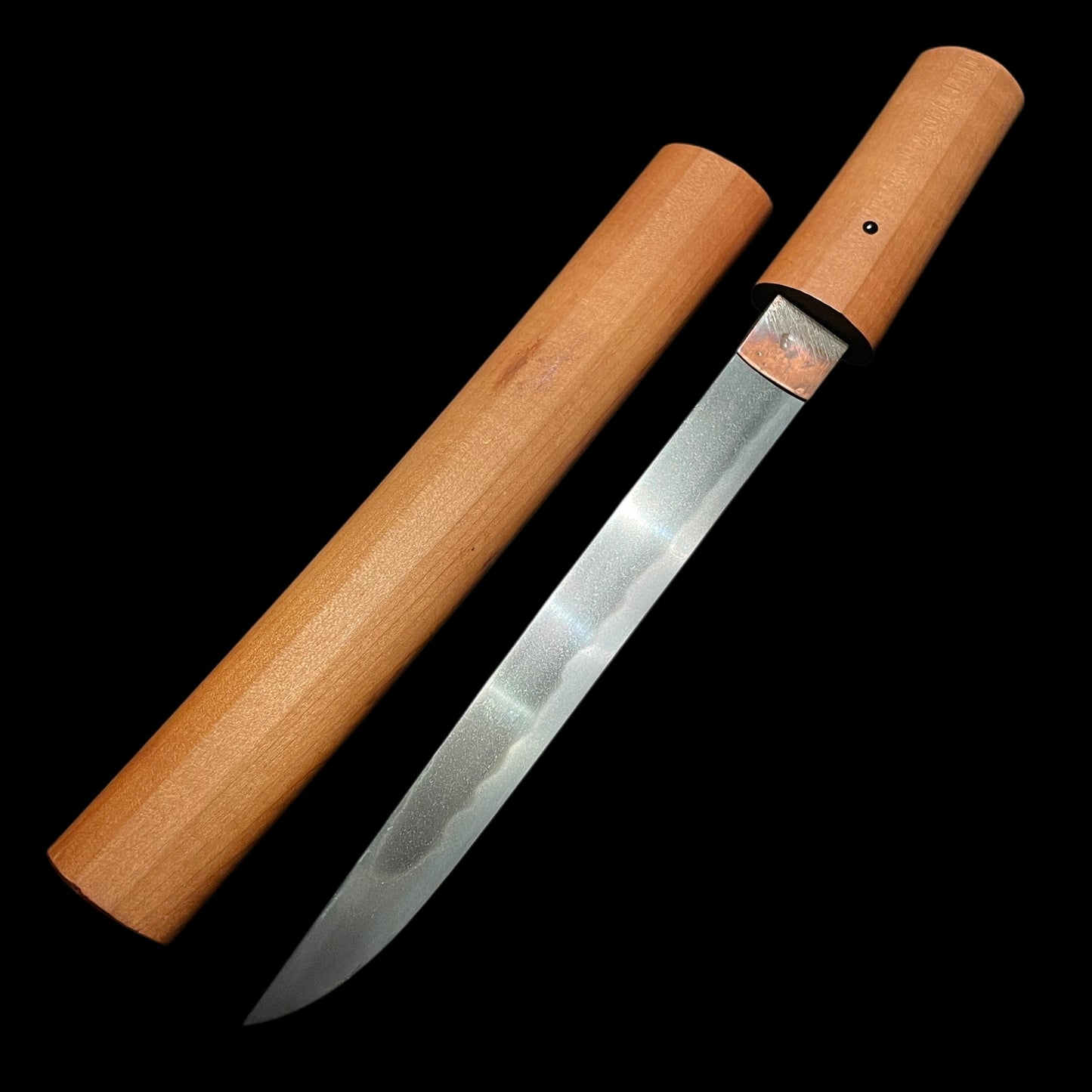 Thick blade TANTO, Shinshinto Late Edo period Bakumatsu, Mumei