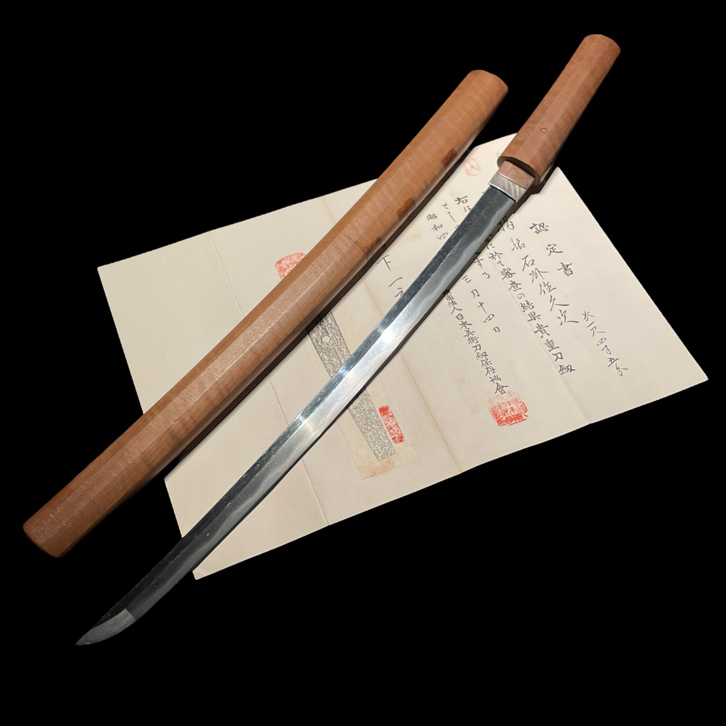 Sekishuju Hisatsugu 石州住久次 signed WAKIZASHI, NBTHK Certificate, Edo period