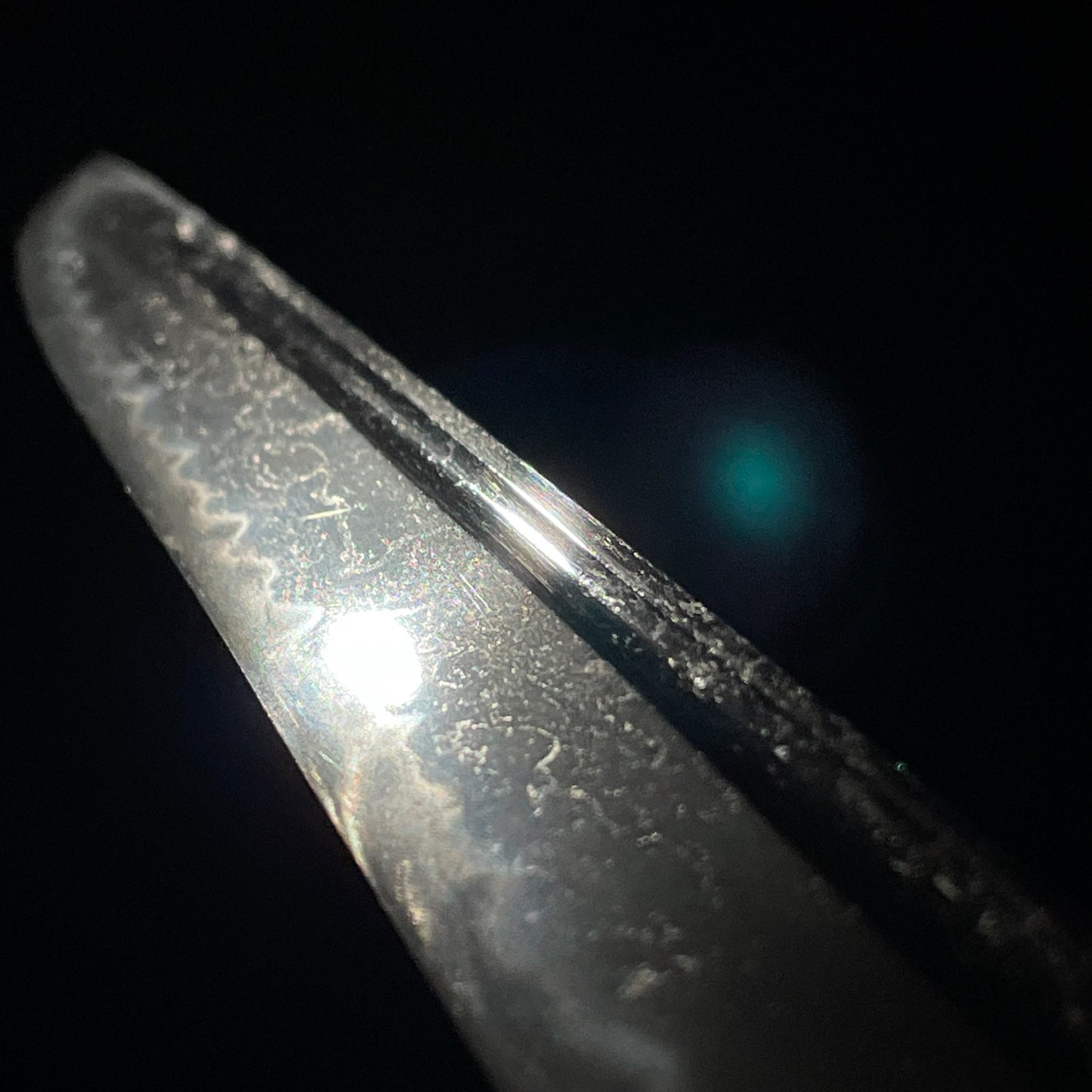 Bizenkoku Tomomitsu 備前國友光 signed TANTO, Yoshioka 吉岡 style Shakudo TSUBA