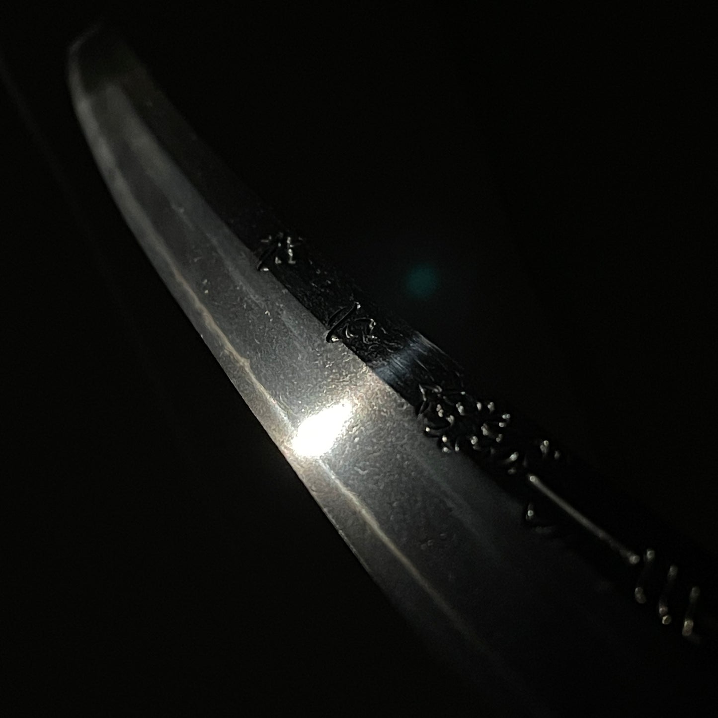 HORIMONO 刀身彫刻 KATANA, Musashidaijo Tadahiro February 1628 signed, Sayagaki 鞘書