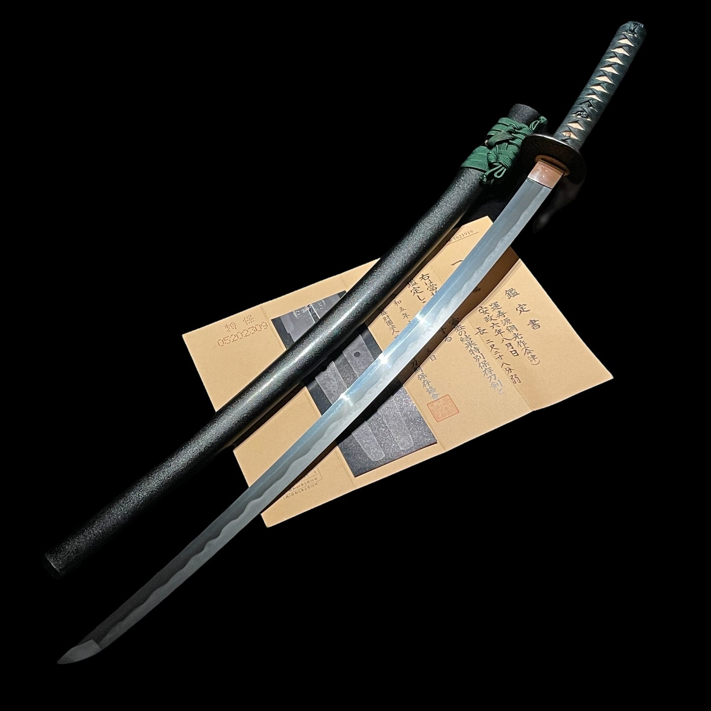 TOKUBESTU HOZON 特別保存 KATANA, Unju Tsunamitsu 運寿綱光 August 1859 signed, Late Edo