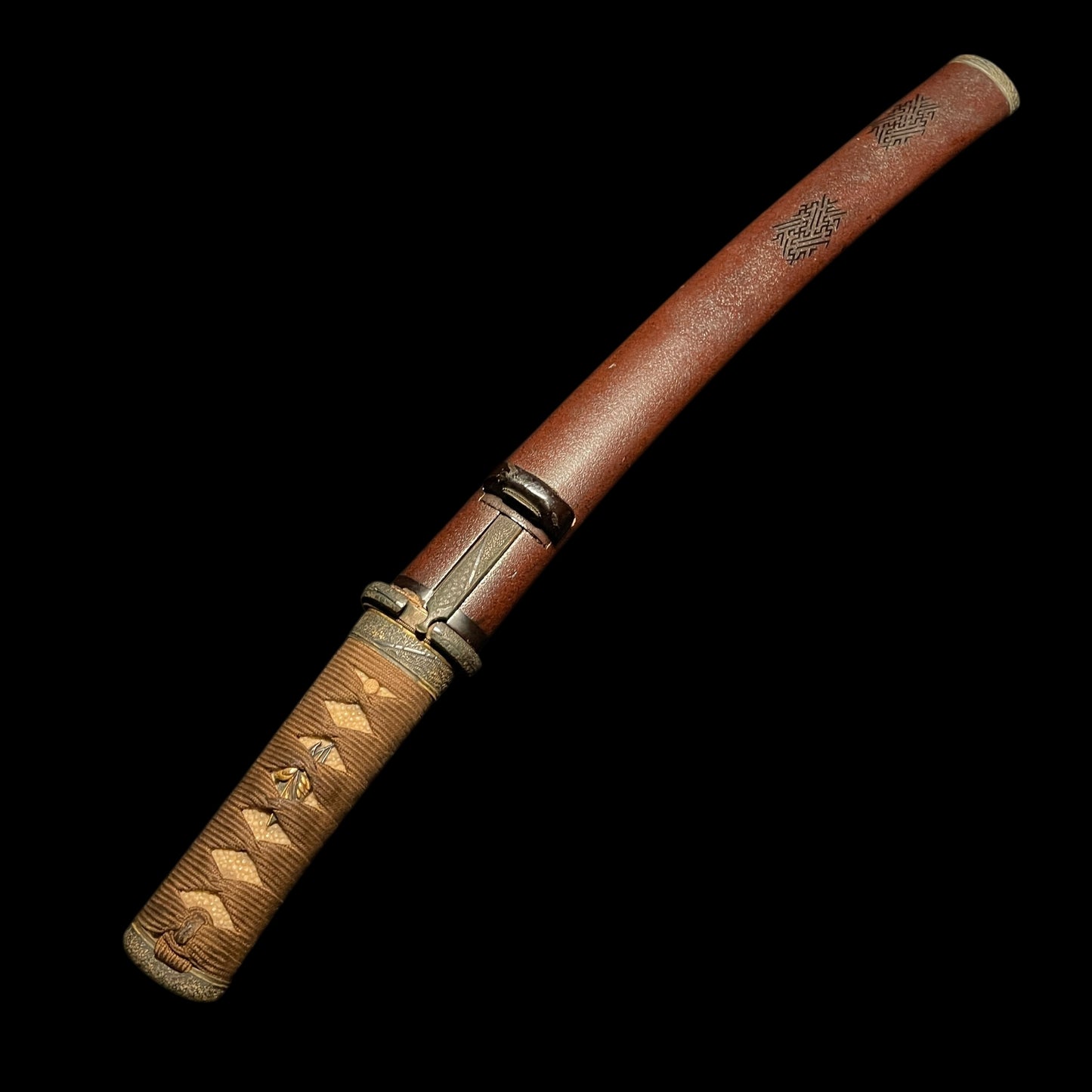 Matsushiro Koshirae TANTO 松代拵短刀, with Kozuka Kogai, Unokubi 鵜首 blade