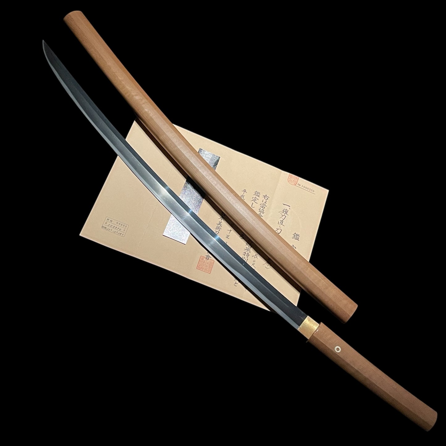 TOKUBETSU Hozon, Late KAMAKURA period, Ko-Mihara 古三原 Long Naginata Naoshi