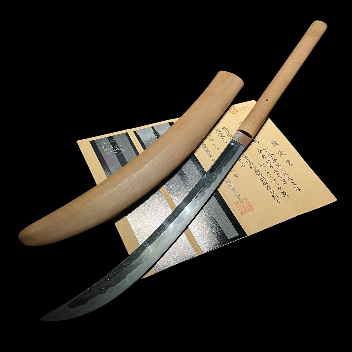 TOKUBETSU HOZON 特別保存 NAGINATA, Honjotei Masahisa 本荘庭二代正久 February 1823 signed