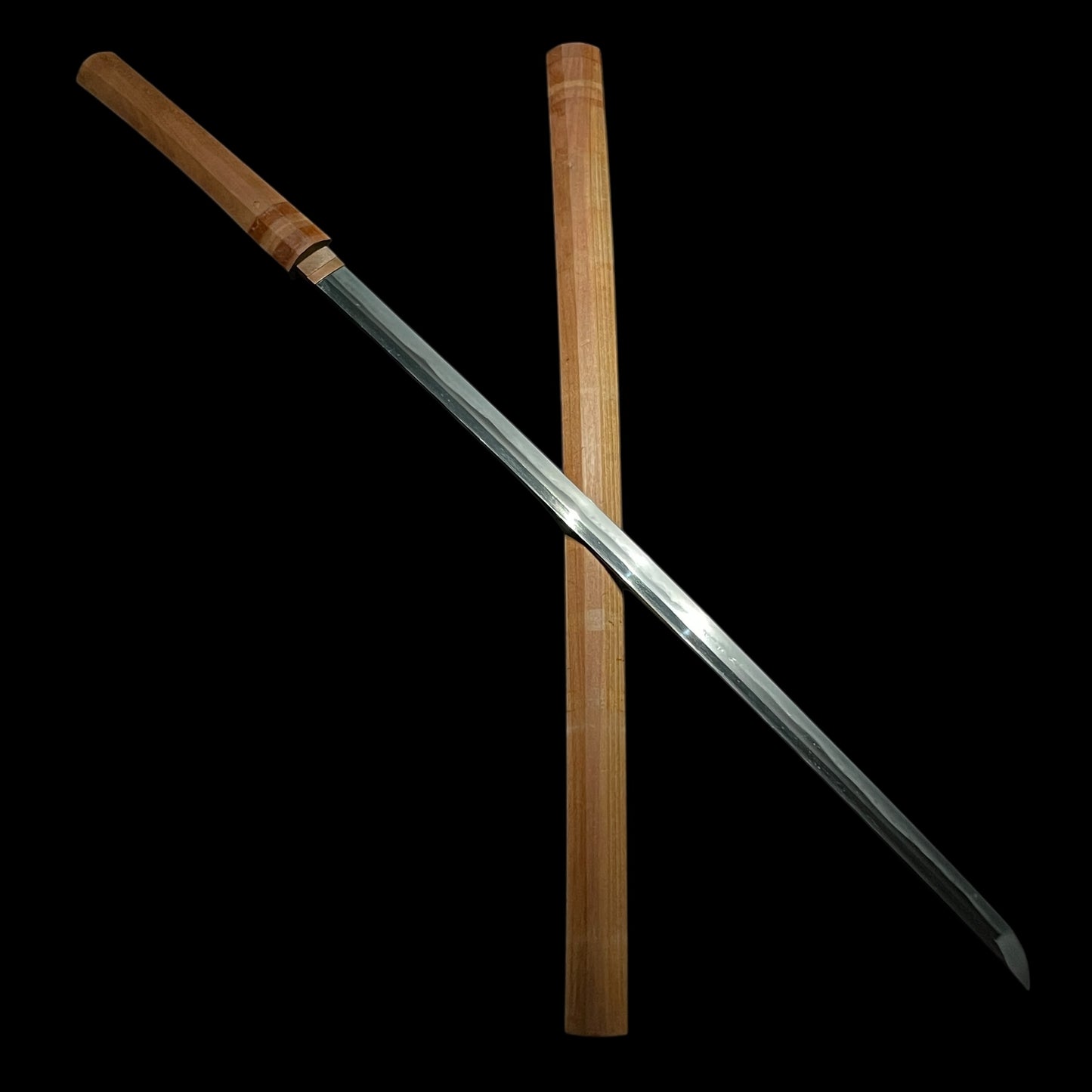 Sinobigatana 忍刀, Ninja Sword, Straight blade, Bizenkokuju Sukemitsu signed