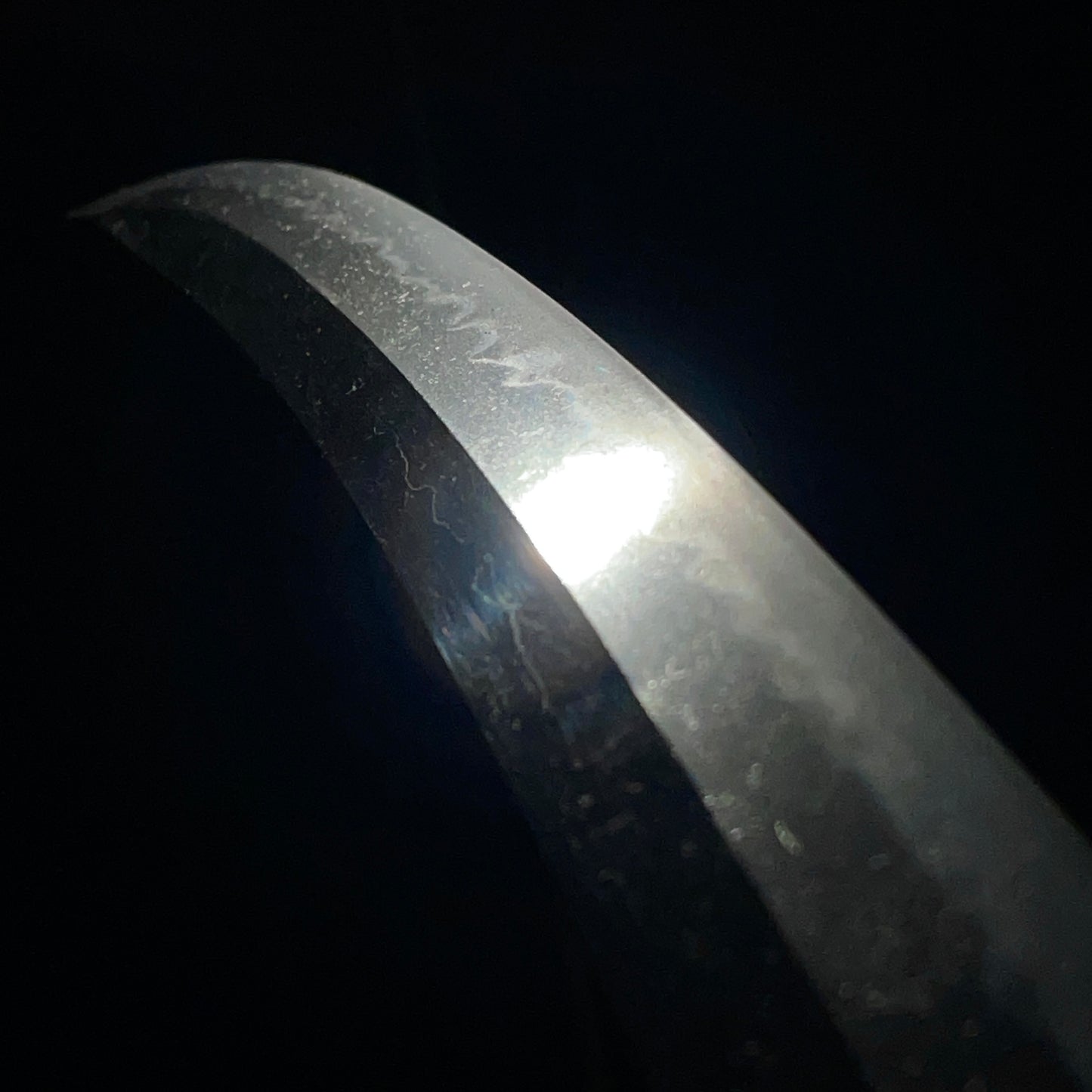 Shobuzukuri Wide Wakizashi, Osumizo Fujiwara Masahiro signed, with Shirasaya