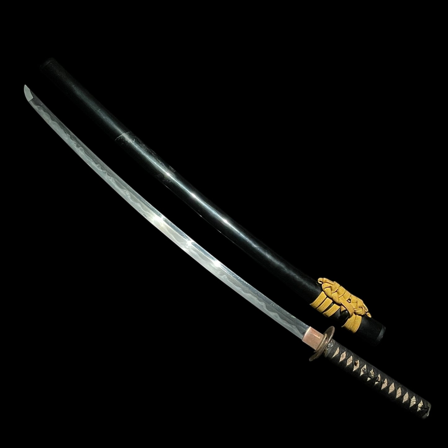 Sumiyoshi Fuchikashira 住吉縁頭 KATANA, Edo period mumei