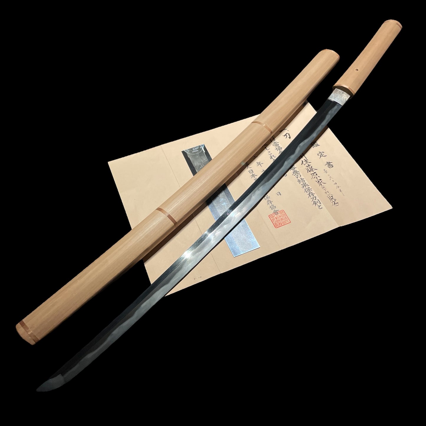 Kashu Iehiro 加州家広 KATANA, Early Edo period, NBTHK Certificate
