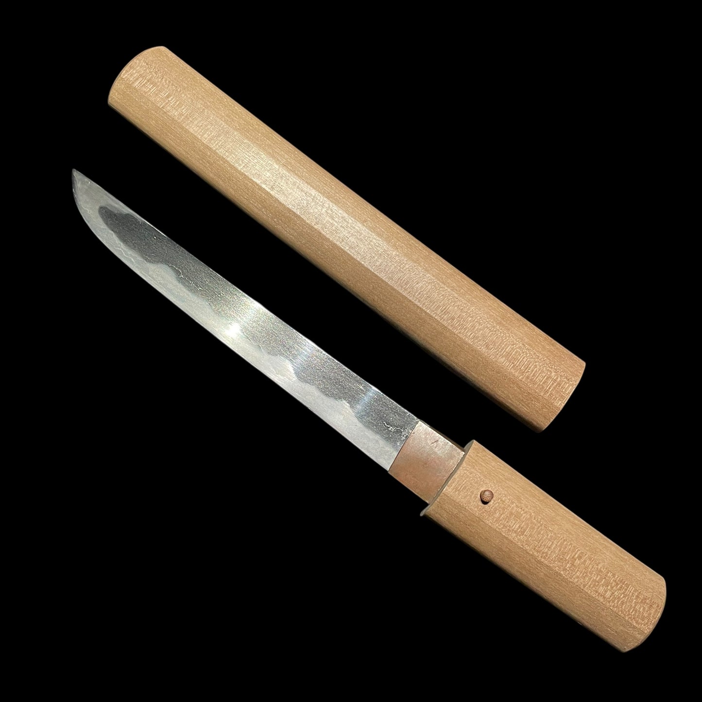 Aikuchi Tanto Kaiken, Matsushiro Kanetora 1819 松代兼乕 文政二年 signed, Late Edo