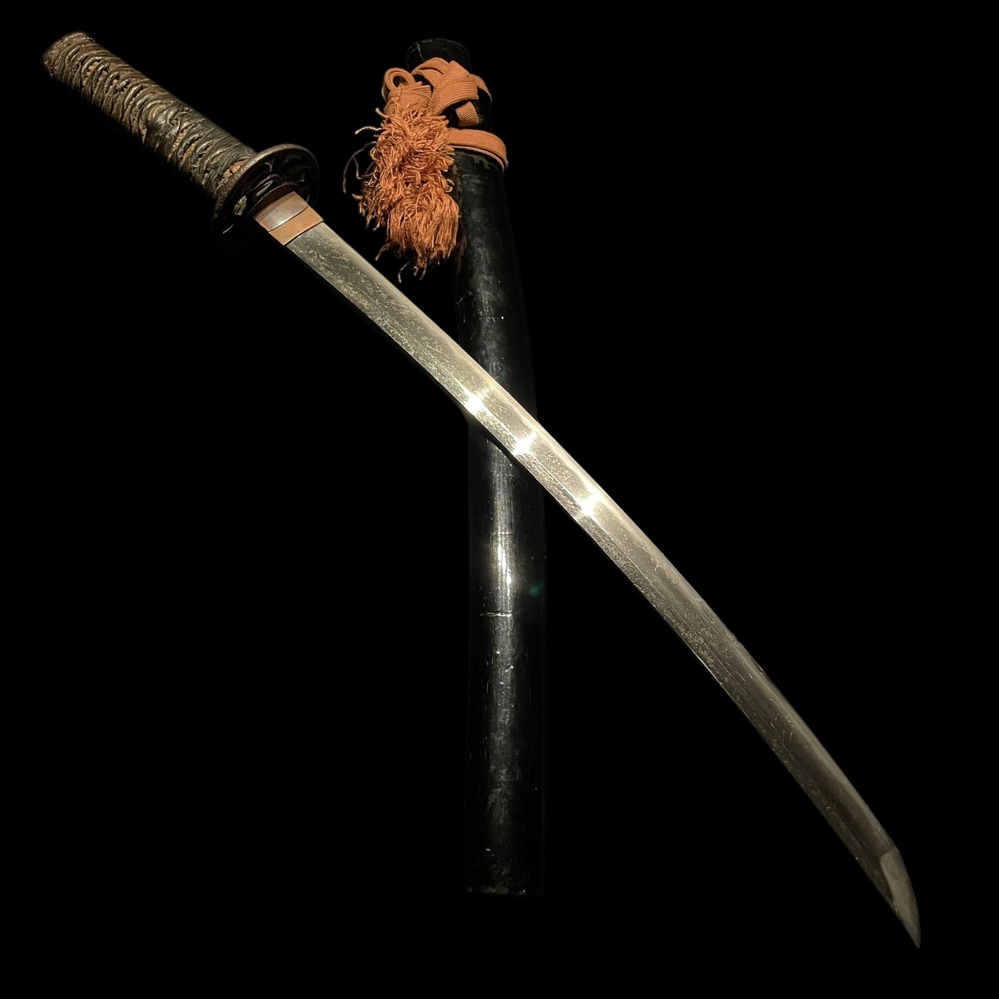 Midareba 乱刃 Wakizashi, Antique Japanese Samurai Sword Nihonto, Edo period