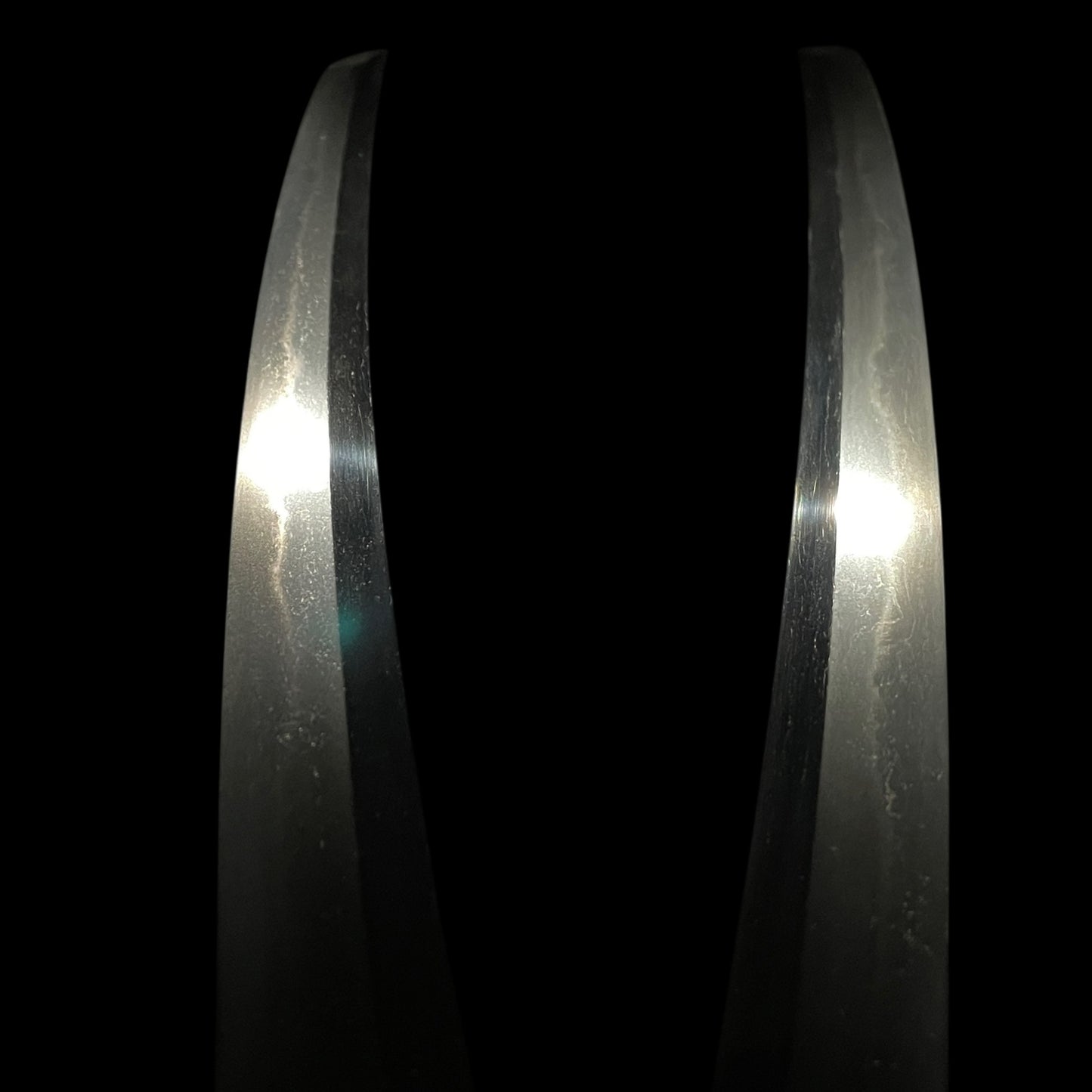 Shimosaka 下坂 Wakizashi, Mogarashi Soten 藻柄子宗典 signed Fuchikashira