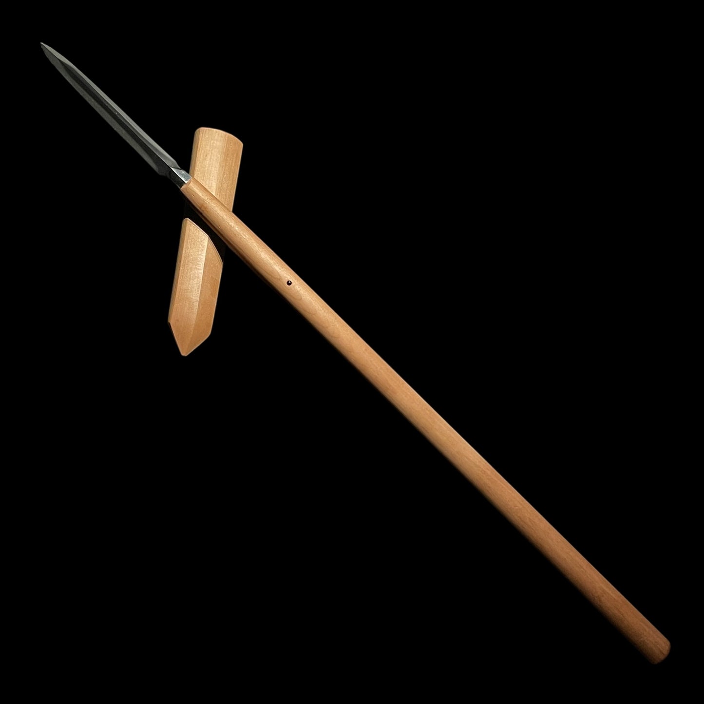 Hirasankaku Yari 平三角槍 in Shirasaya, Bishu 尾州 signed, Edo period