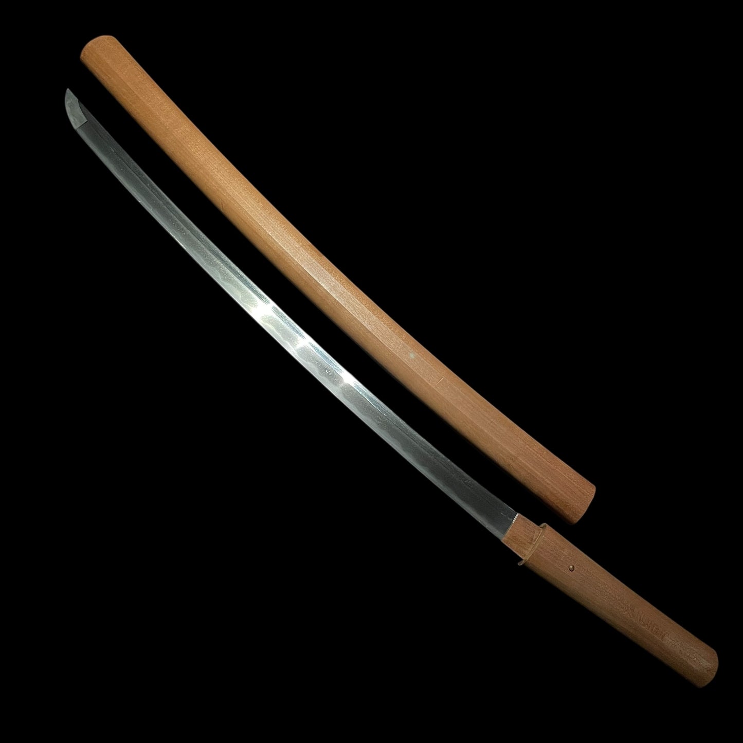 AOIMON 葵紋 Shinanokami Nobuyoshi 信濃守信吉 signed WAKIZASHI, Early Edo period