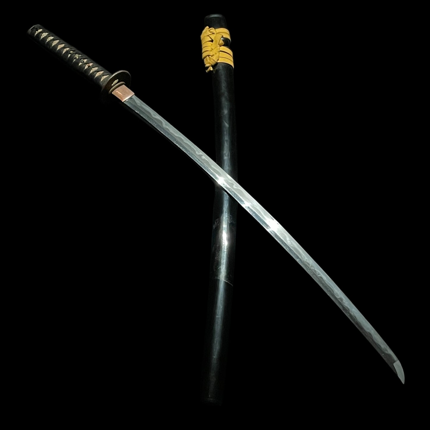 Sumiyoshi Fuchikashira 住吉縁頭 KATANA, Edo period mumei
