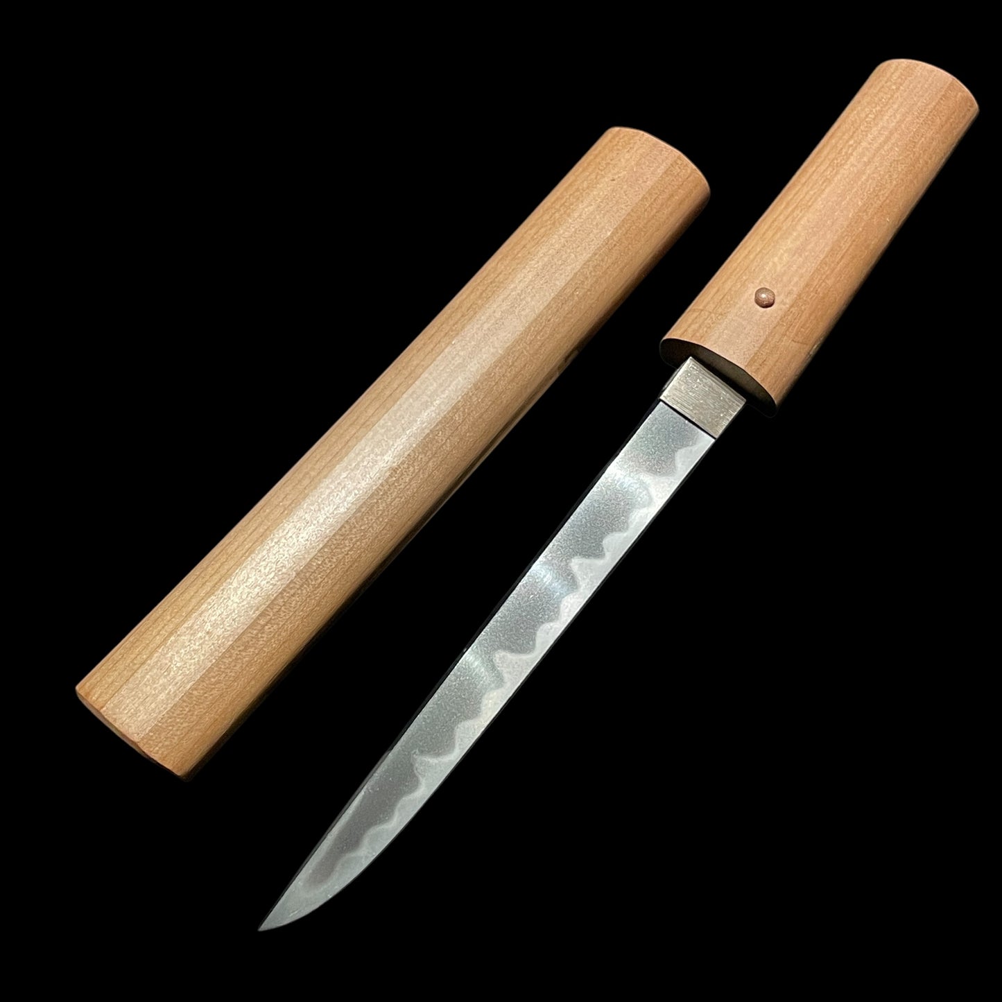 Tanto Kaiken 短刀 懐剣, Togari-Gunome Hamon 尖互目刃文, Edo period mumei