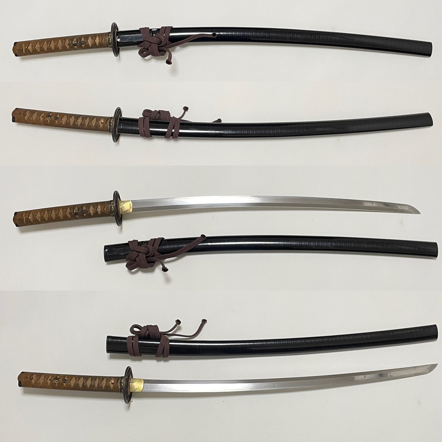 Yamato School 大和伝, Sue Tegai 末手掻 KATANA, Sukashi-Tsuba, Muromachi Period