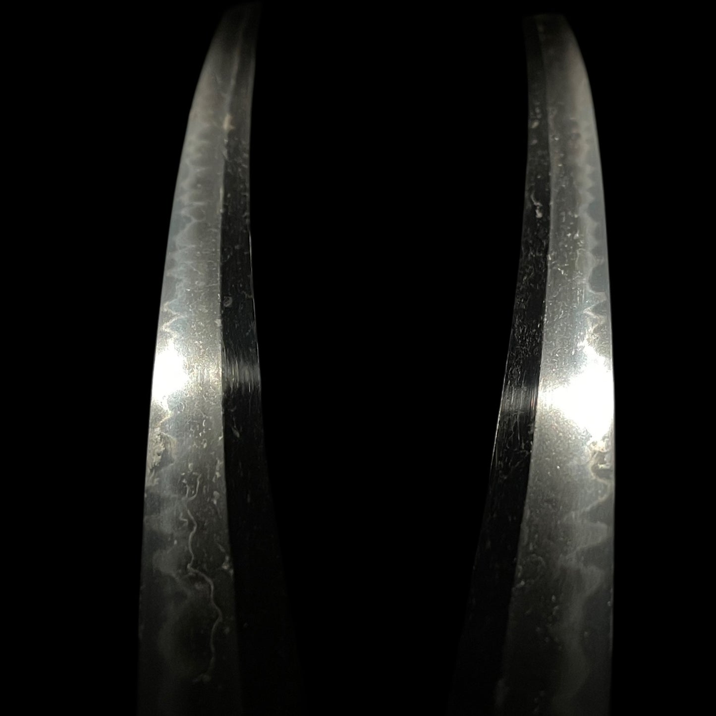 Handachi Koshirae 半太刀拵 Long WAKIZASHI, Iron Fittings, Edo period mumei
