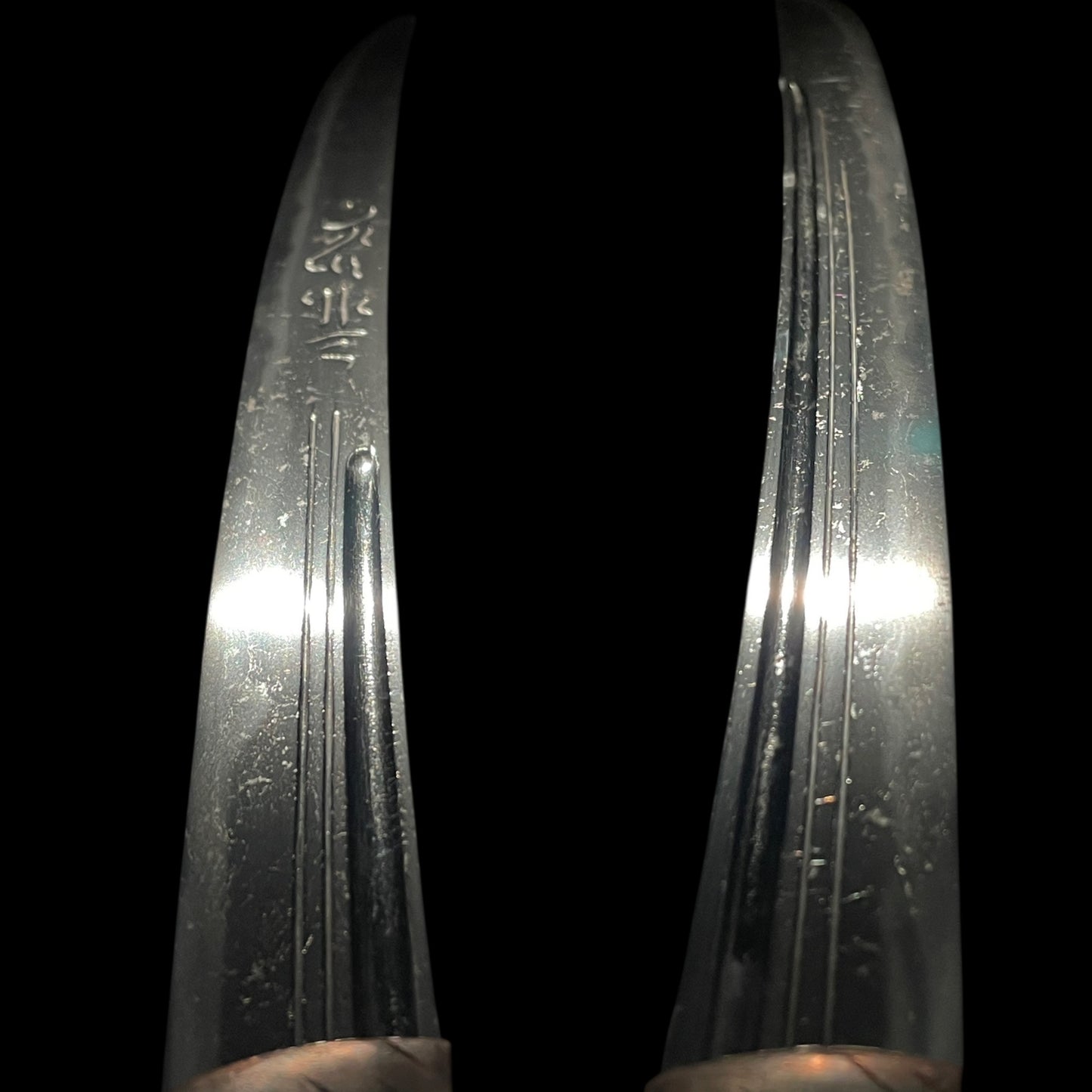 Bonji Horimono 梵字彫物, Sunnobi-Tanto 寸延短刀, Muromachi period mumei
