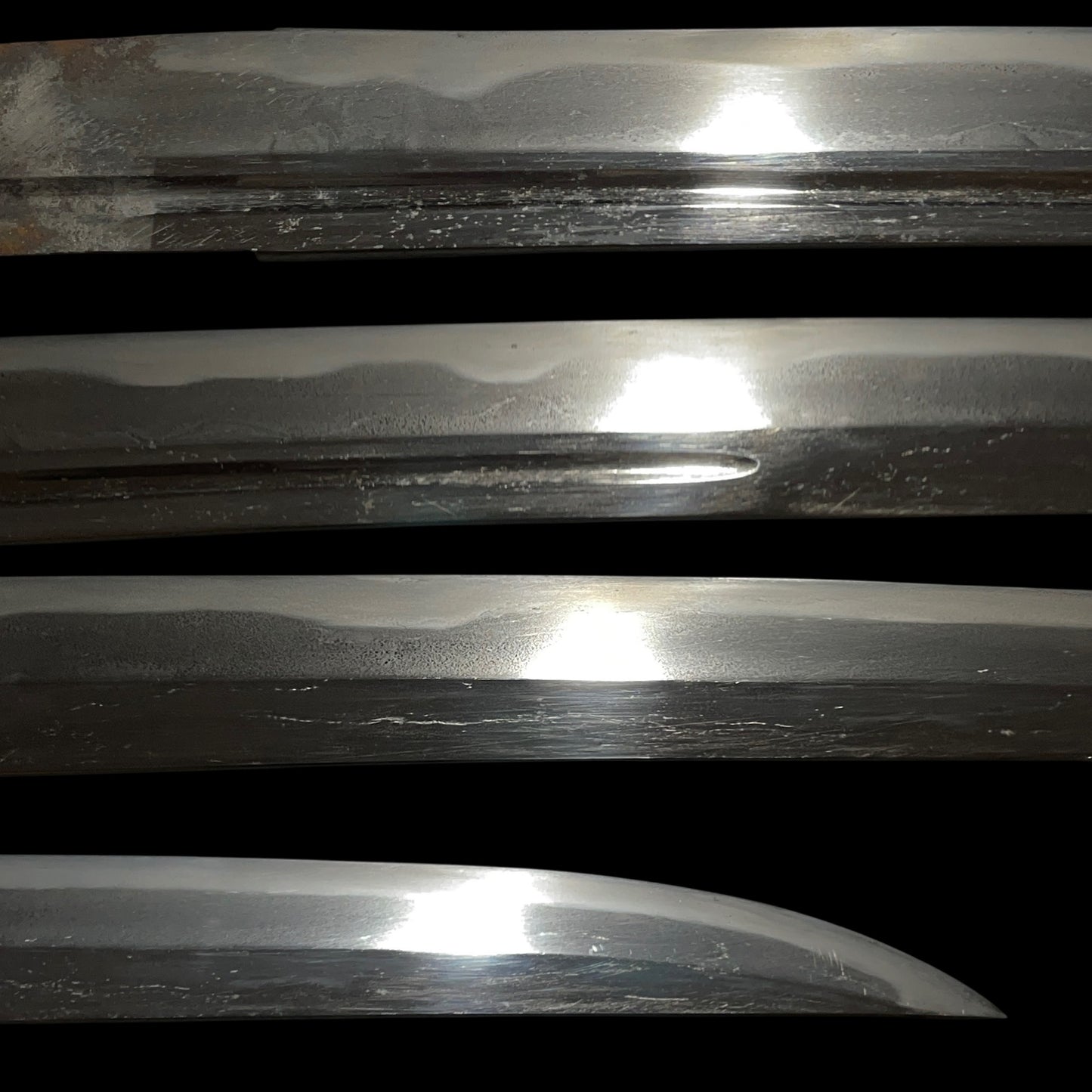 Shobuzukuri Wakizashi 菖蒲造脇差 in Shirasaya, Muromachi period mumei