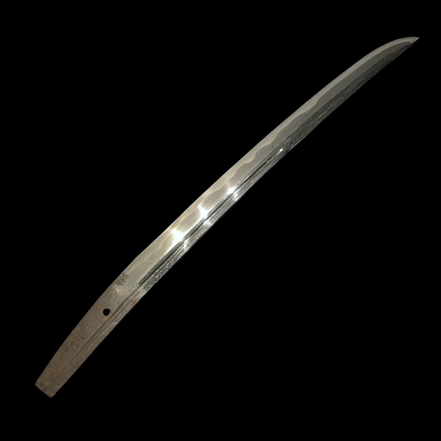 Shobuzukuri Wakizashi 菖蒲造脇差 in Shirasaya, Muromachi period mumei