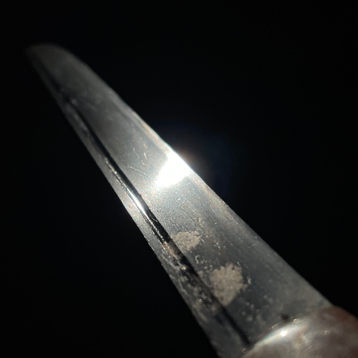 YOROIDOSHI in Shirasaya, Sadayoshi 貞吉 signed, Bonji 梵字 Horimono, Muromachi era