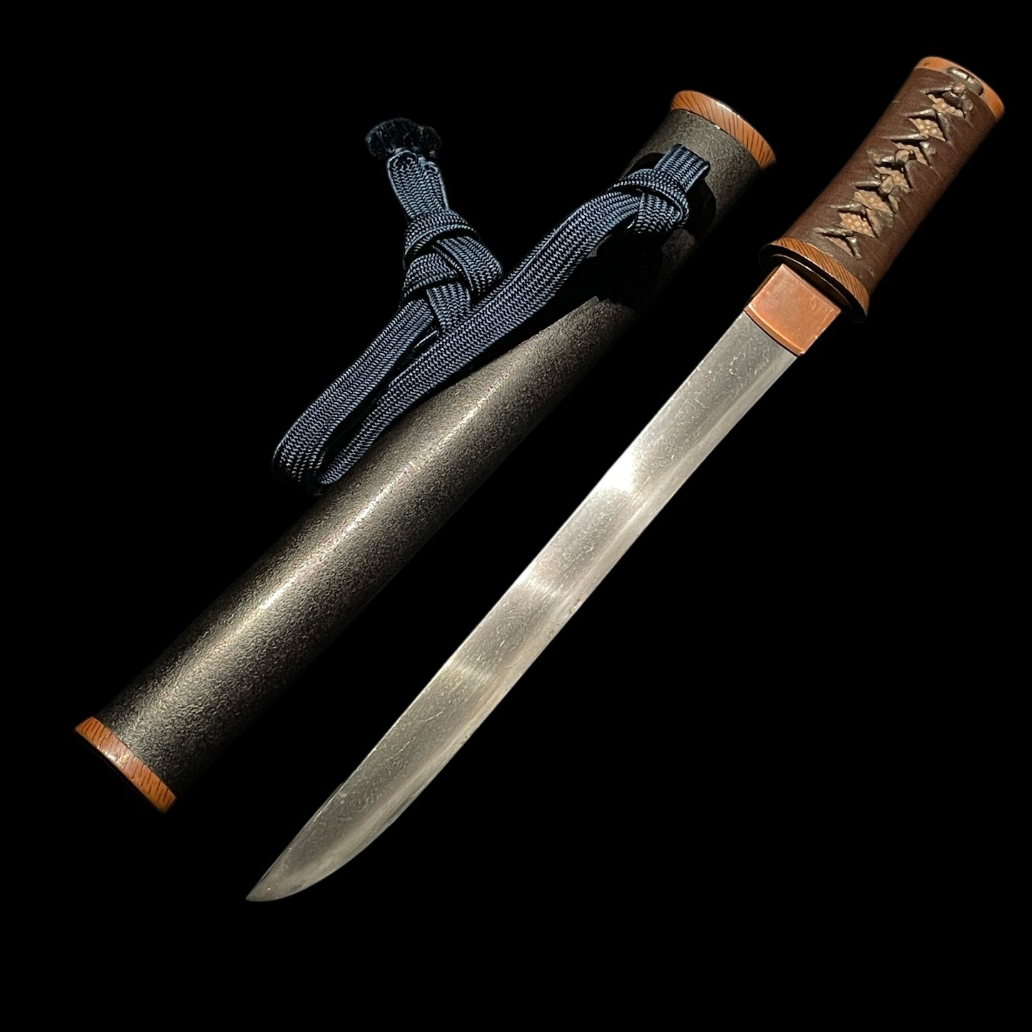 Aikuchi Koshirae TANTO 合口拵短刀, Copper Fittings 素銅一作, Edo period mumei