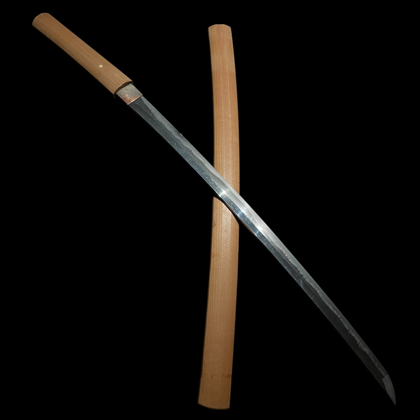Amazing Choji Hamon 丁子刃文 Long WAKIZASHI, Edo period mumei