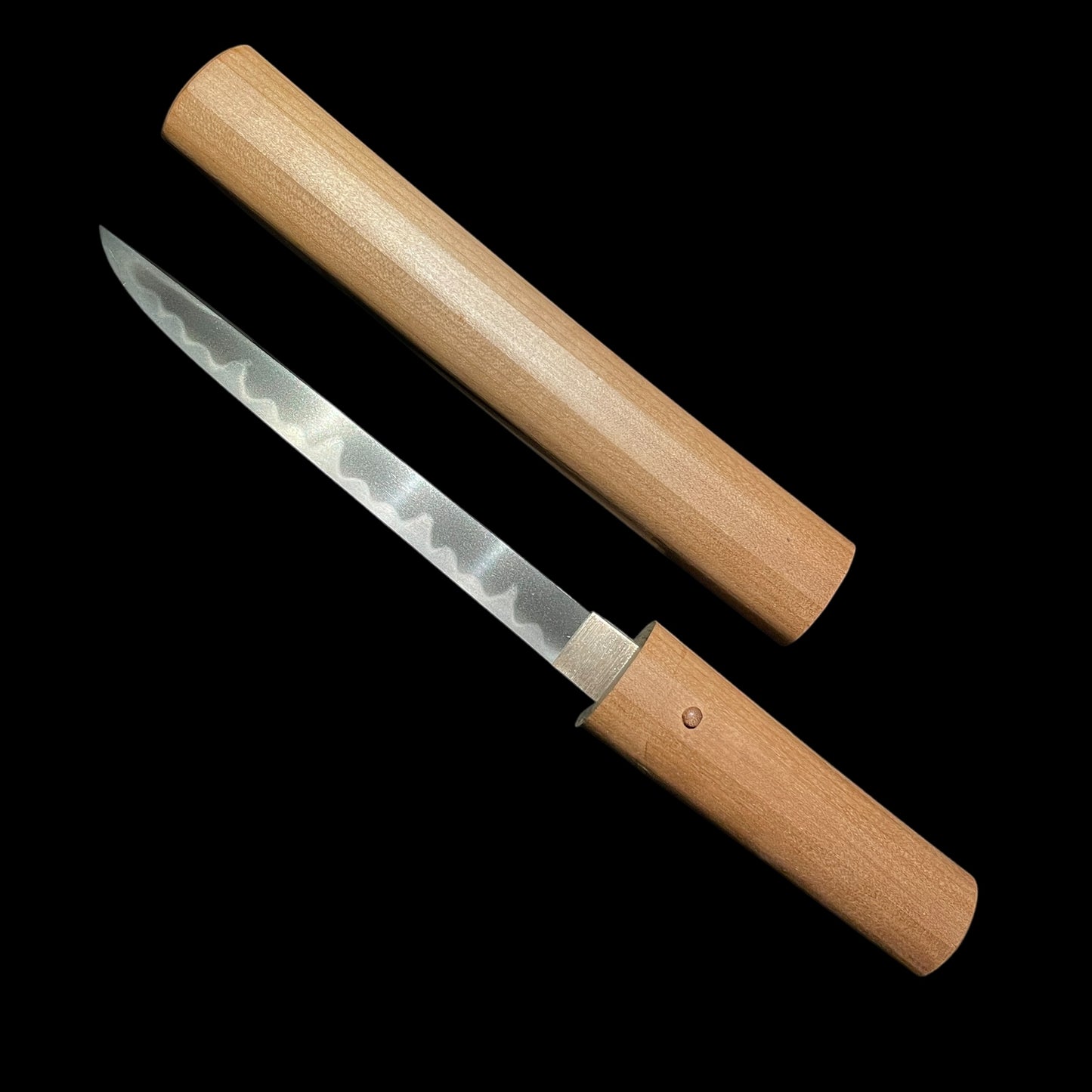 Tanto Kaiken 短刀 懐剣, Togari-Gunome Hamon 尖互目刃文, Edo period mumei