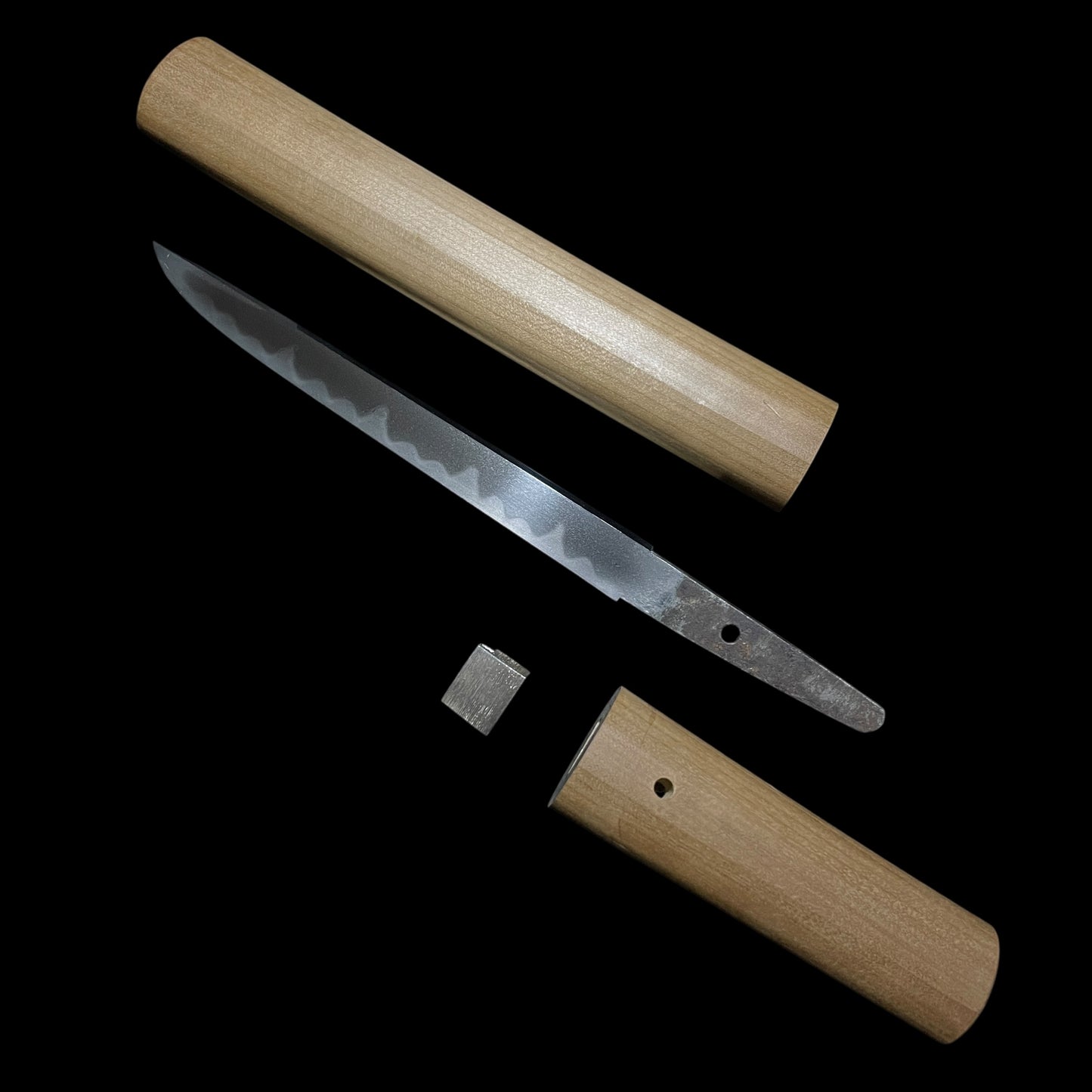 Tanto Kaiken 短刀 懐剣, Togari-Gunome Hamon 尖互目刃文, Edo period mumei