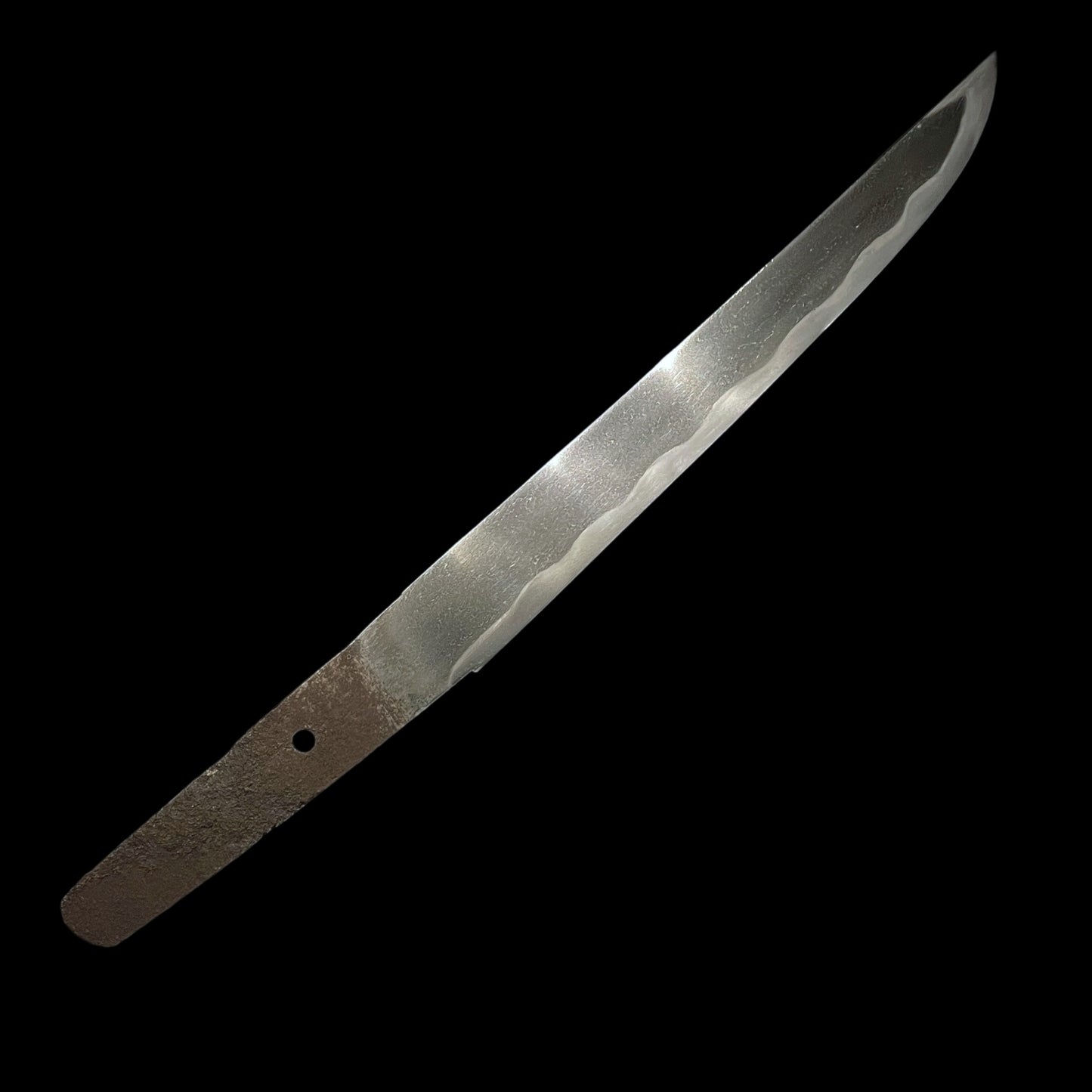 Wide and Thick TANTO in Shirasaya, Late Edo Bakumatsu period mumei