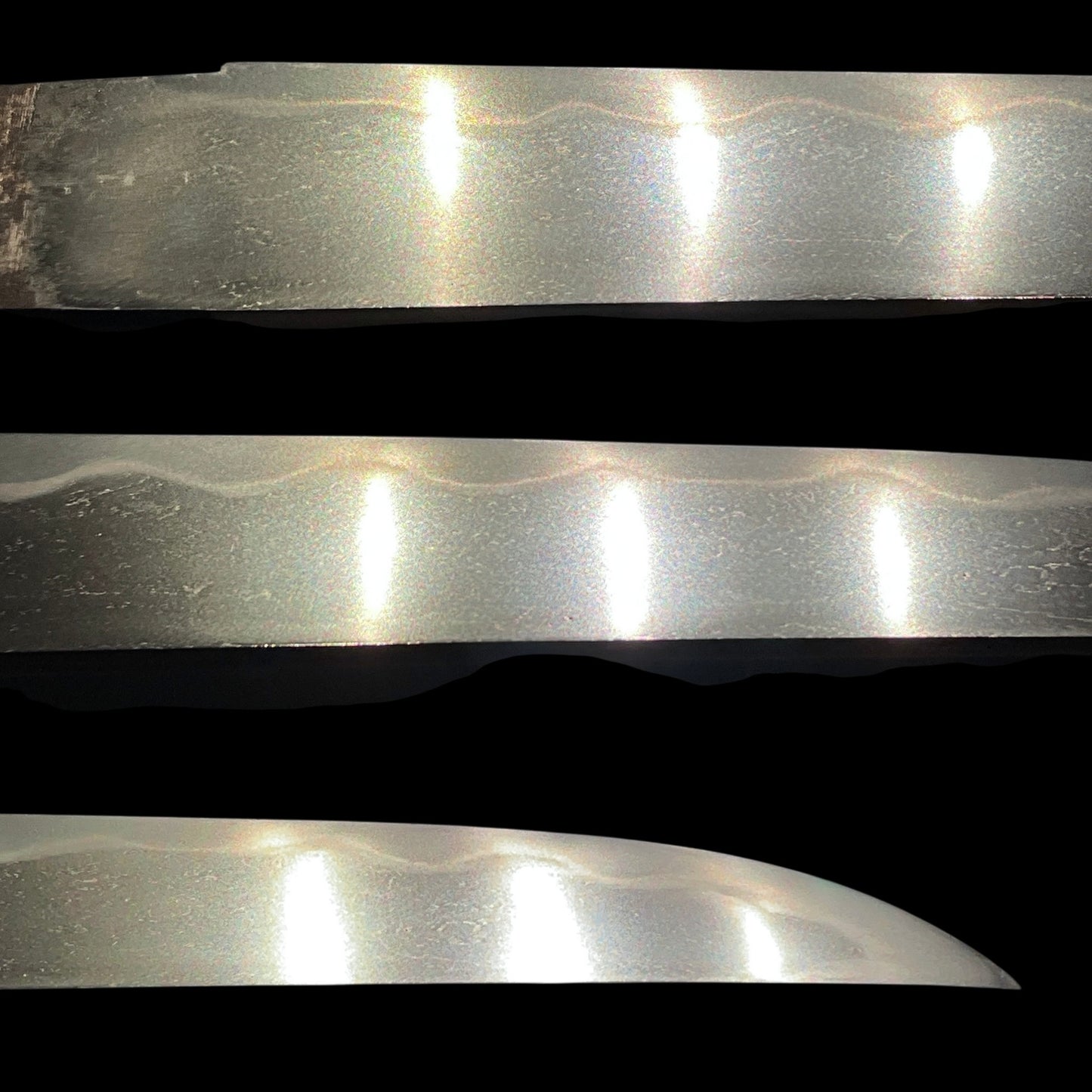 Wide and Thick TANTO in Shirasaya, Late Edo Bakumatsu period mumei