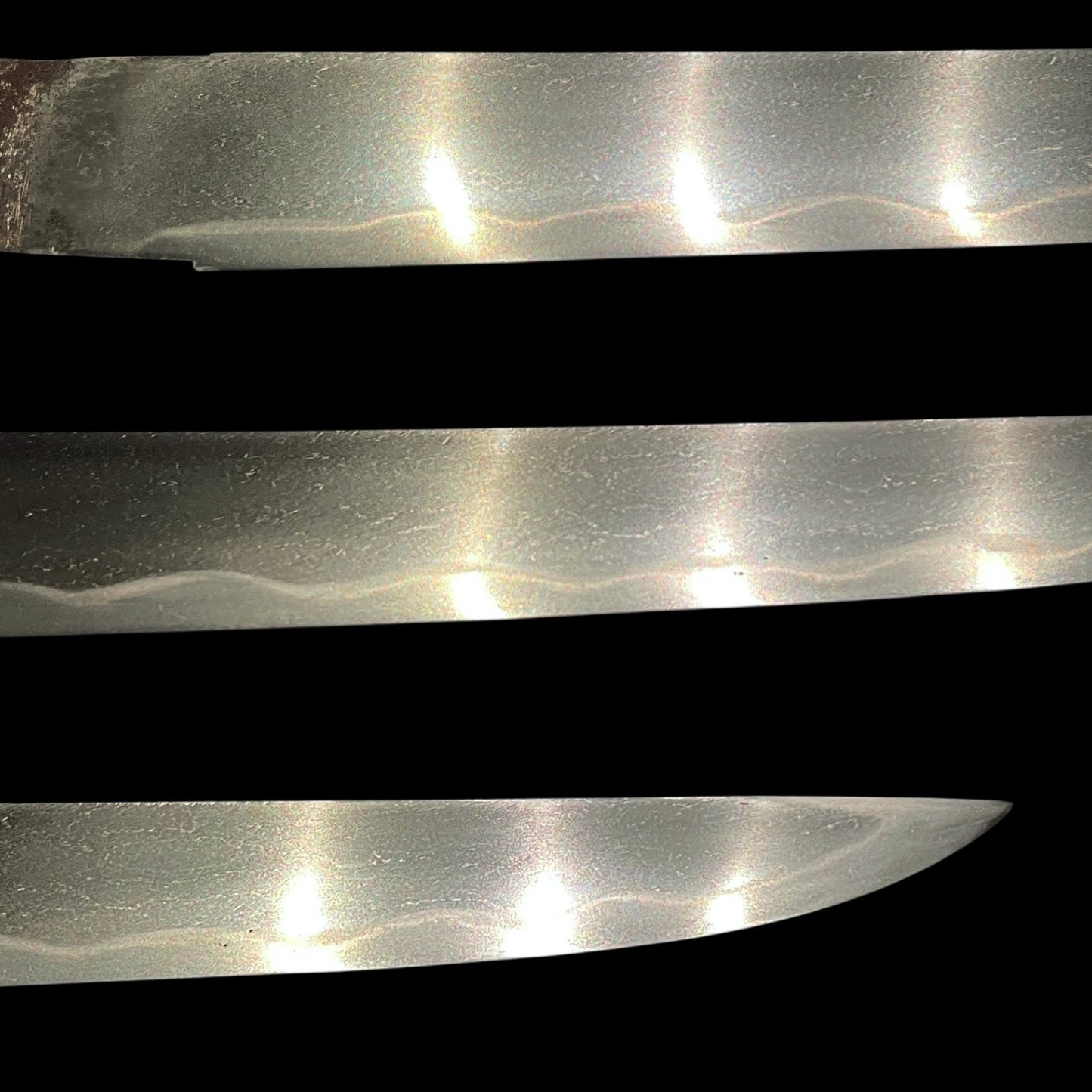 Wide and Thick TANTO in Shirasaya, Late Edo Bakumatsu period mumei