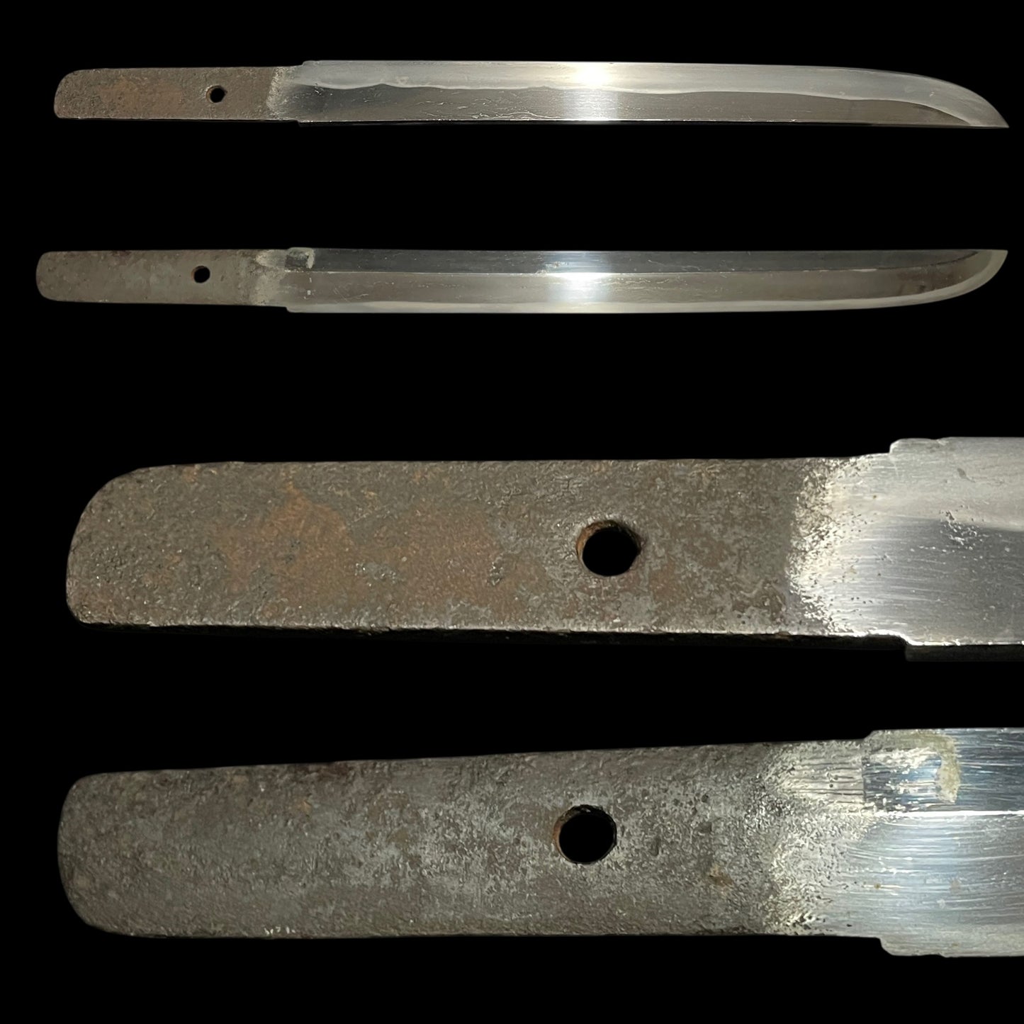 Rare style KATAHIRA-ZUKURI 片平造 TANTO, Edo period mumei