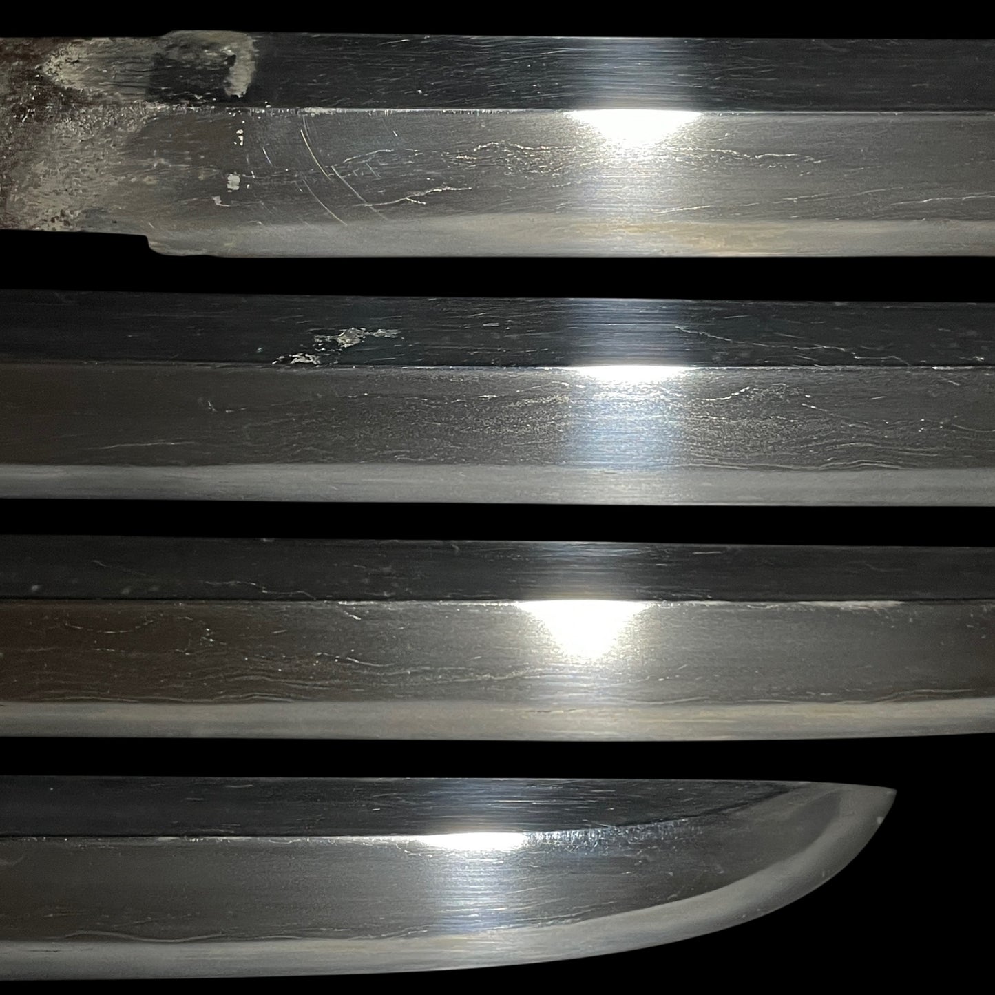 Rare style KATAHIRA-ZUKURI 片平造 TANTO, Edo period mumei