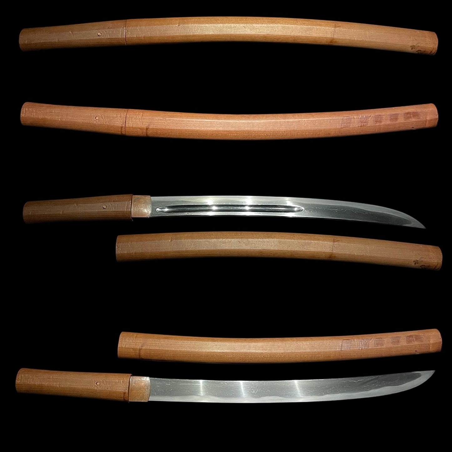 Oodanbira 大段平, Wide blade Rugged WAKIZASHI, Edo period mumei
