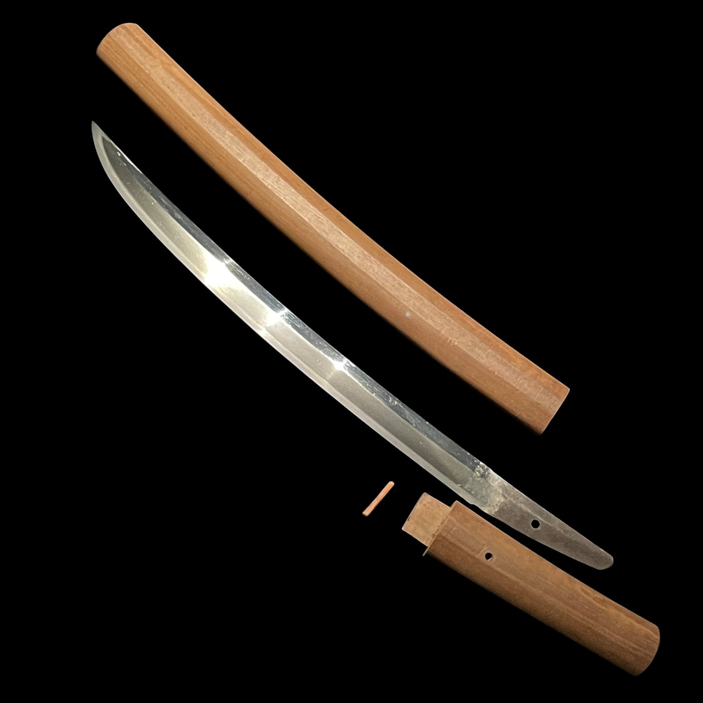 Shobuzukuri 菖蒲造 Wakizashi, Muromachi period mumei