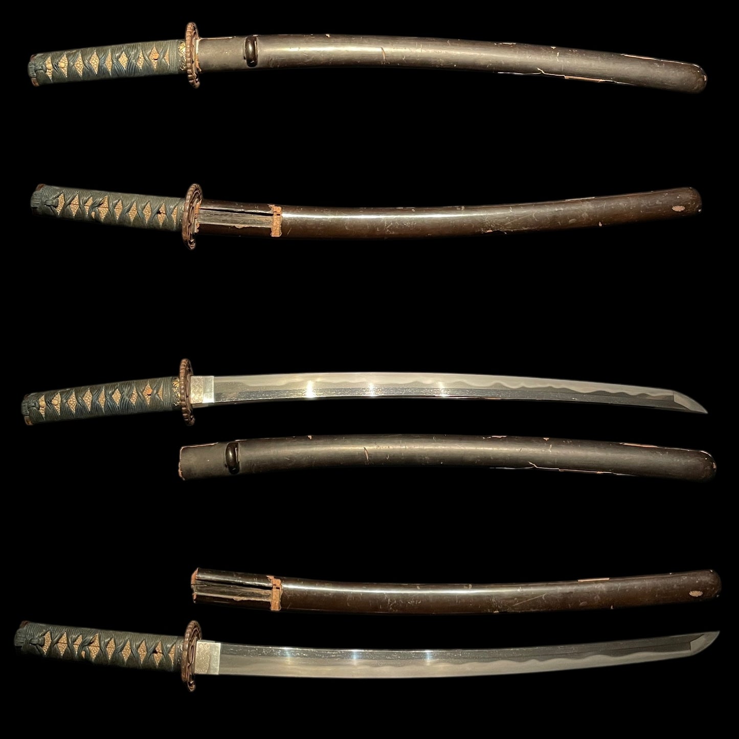 Toranba 濤乱刃 WAKIZASHI, Choshuhagiju Sakunoshin Tomohisa 長州萩住作之進友久 signed TSUBA