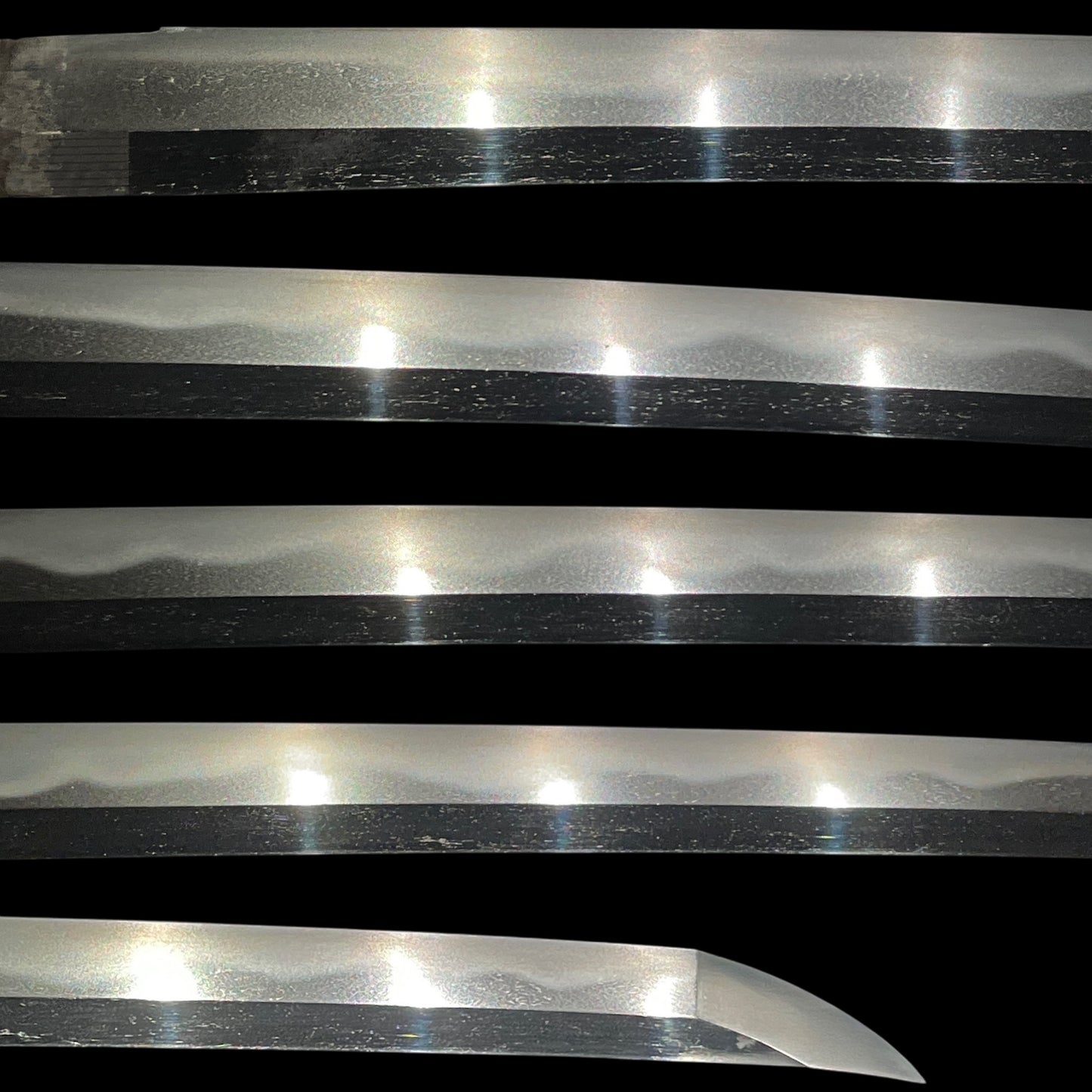 Toranba 濤乱刃 WAKIZASHI, Choshuhagiju Sakunoshin Tomohisa 長州萩住作之進友久 signed TSUBA