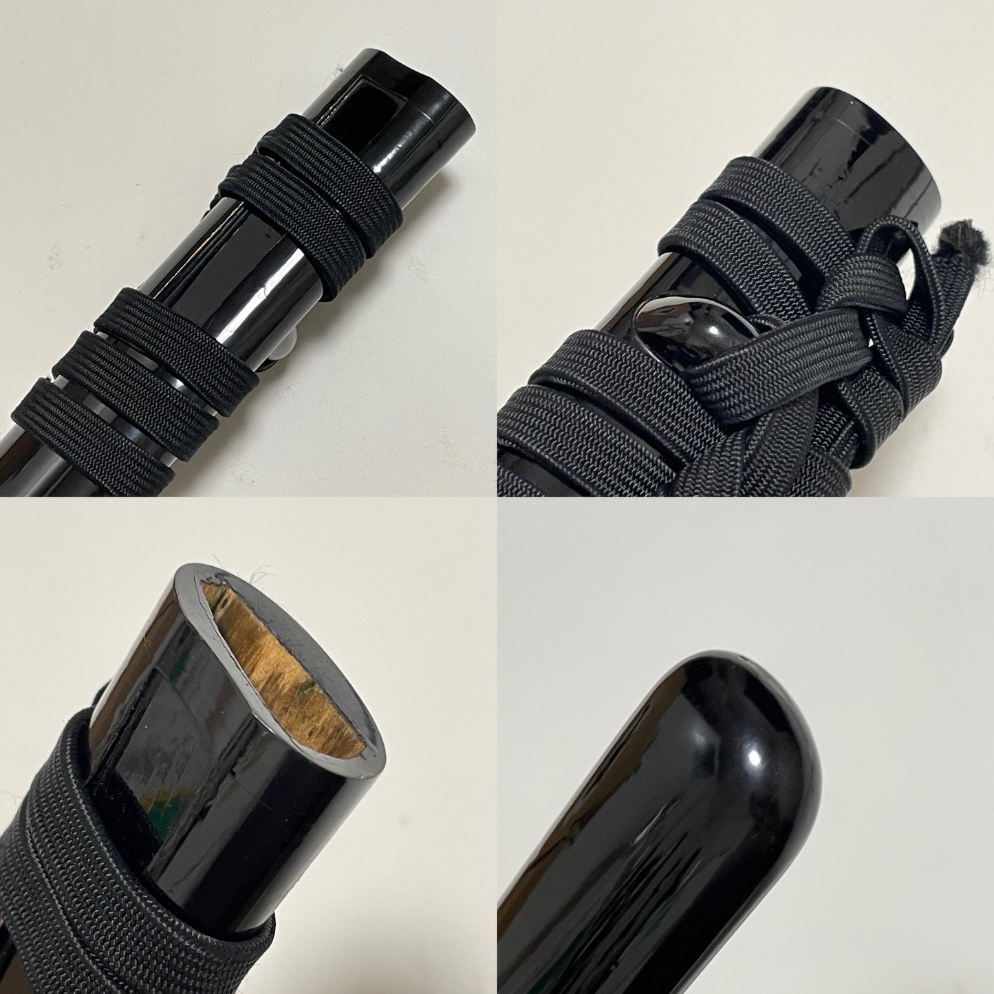 HITATSURA 皆焼 Yasuhiro signed Long WAKIZASHI, 江州彦根住藻柄子宗典 signed Fuchi