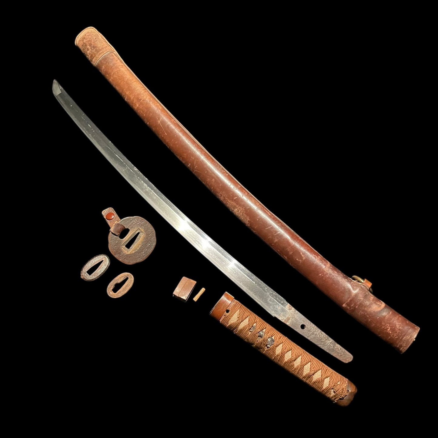 Ryakushiki GUNTO 略式軍刀, Fujiwara Noriyuki 藤原則行 signed, WW2 Japanese Army Sword