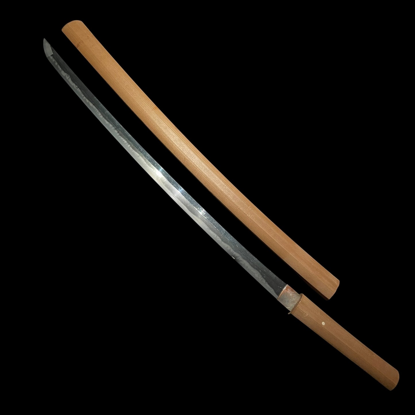 Amazing Choji Hamon 丁子刃文 Long WAKIZASHI, Edo period mumei