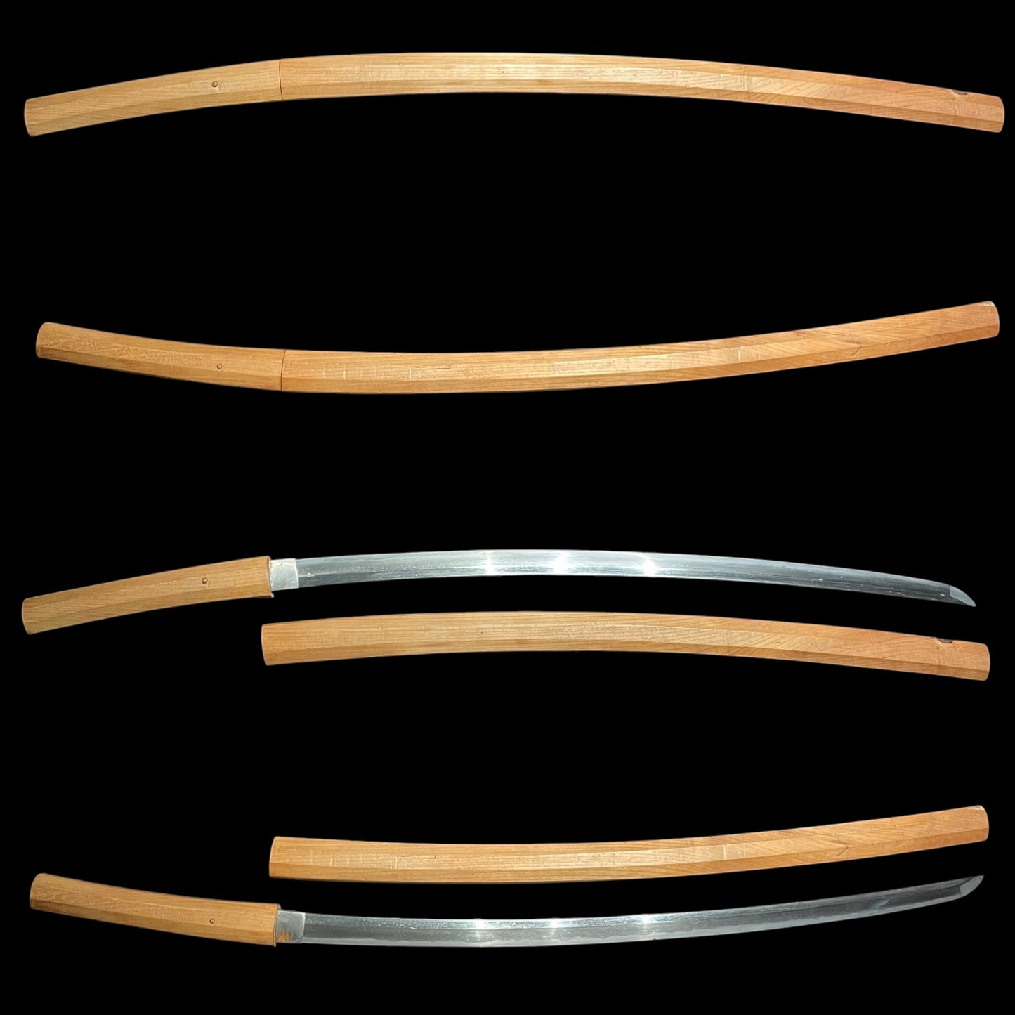 KATANA 打刀 with Shirasaya and Koshirae, Muromachi period mumei