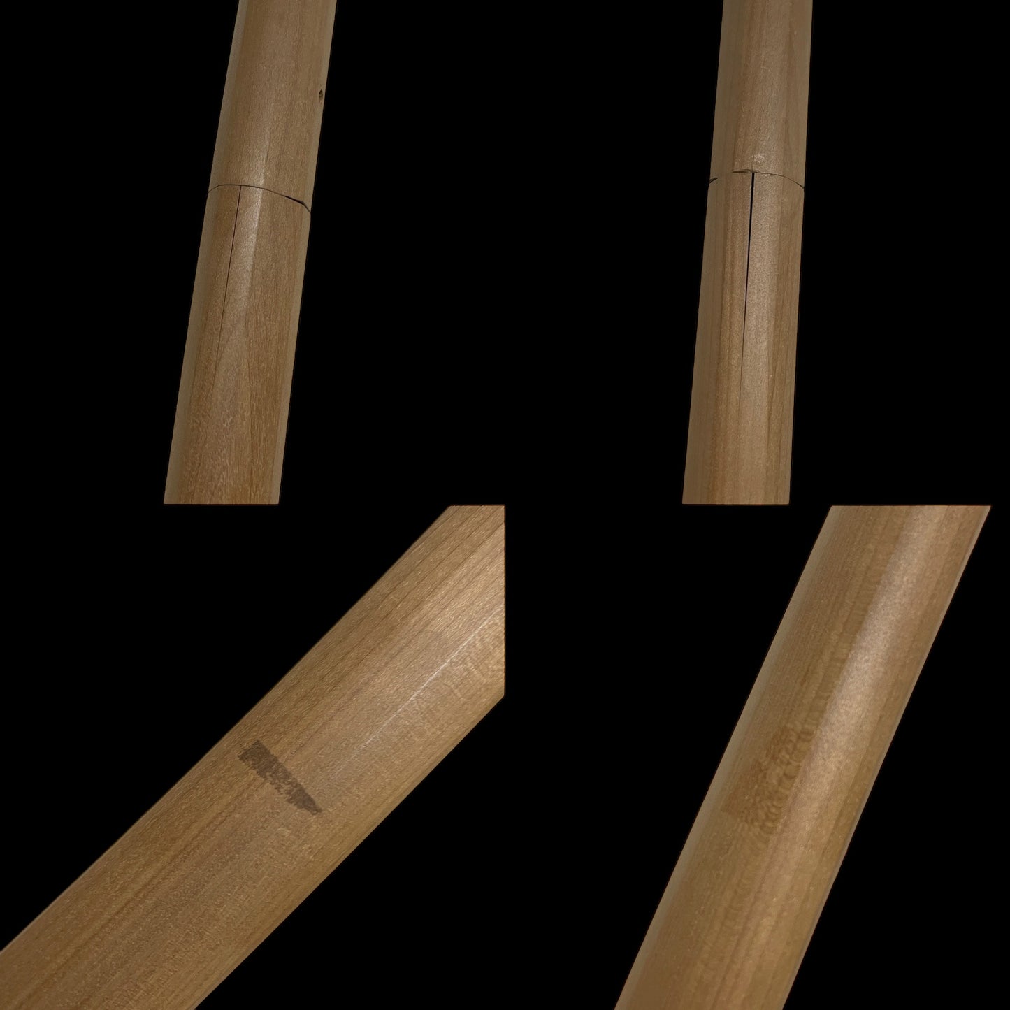 Good Jigane Long WAKIZASHI in Shirasaya, Edo period mumei