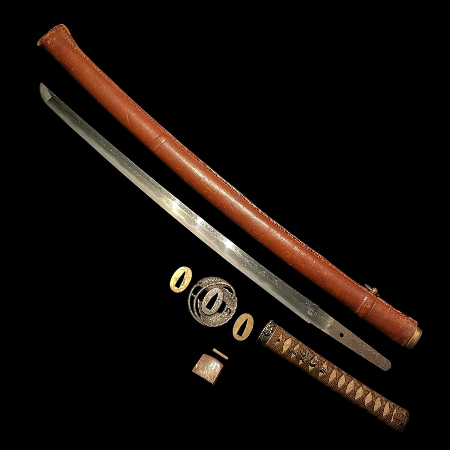 Ryakushiki GUNTO 略式軍刀, Yamatonokami Yoshimichi 大和守吉道 signed, Japanese Army Sword