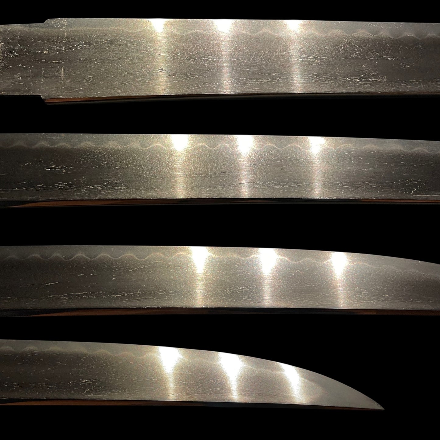 Gunomehamon 互目刃文 Tanto,Kanemune 兼宗 signed, Muromachi period