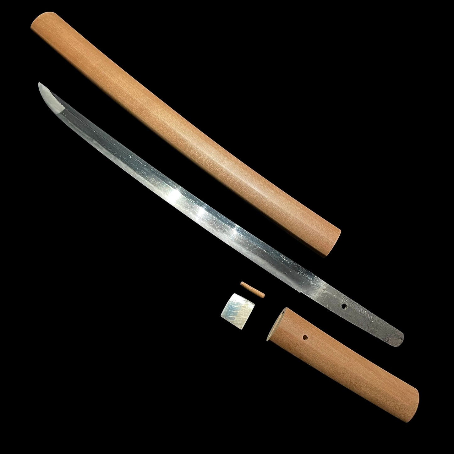 Ookissaki Wakizashi, Bishuju Munetsugu 備州住宗次 signed, Muromachi period