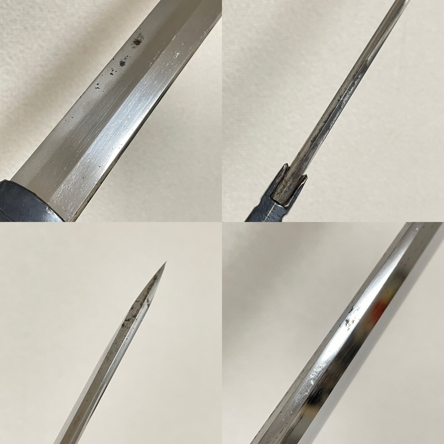 KIKUMON 菊紋 Chrysanthemum crest Long WAKIZASHI, Ominokami Hisamichi 近江守久道 signed