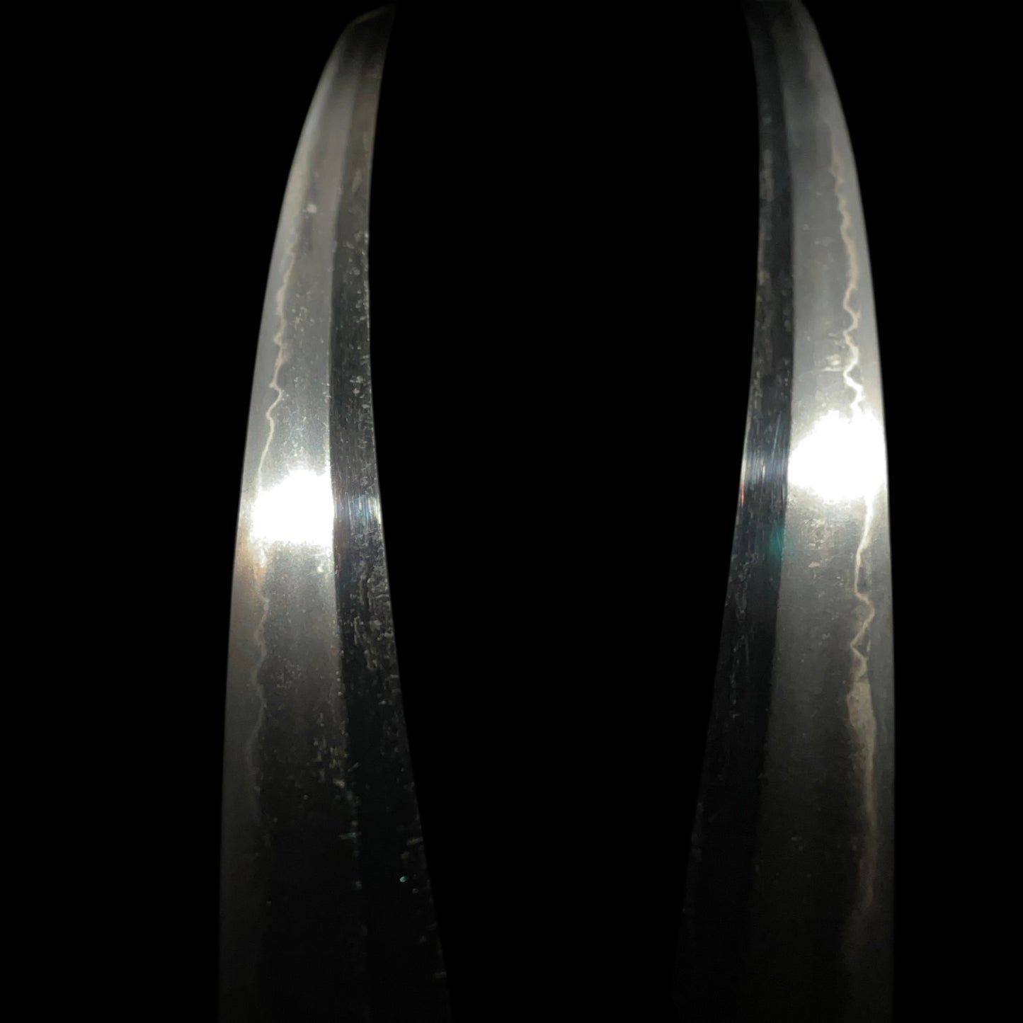 Red KATANA 二ノ九 signed, Deer Menuki, Very Thick Blade, Edo period